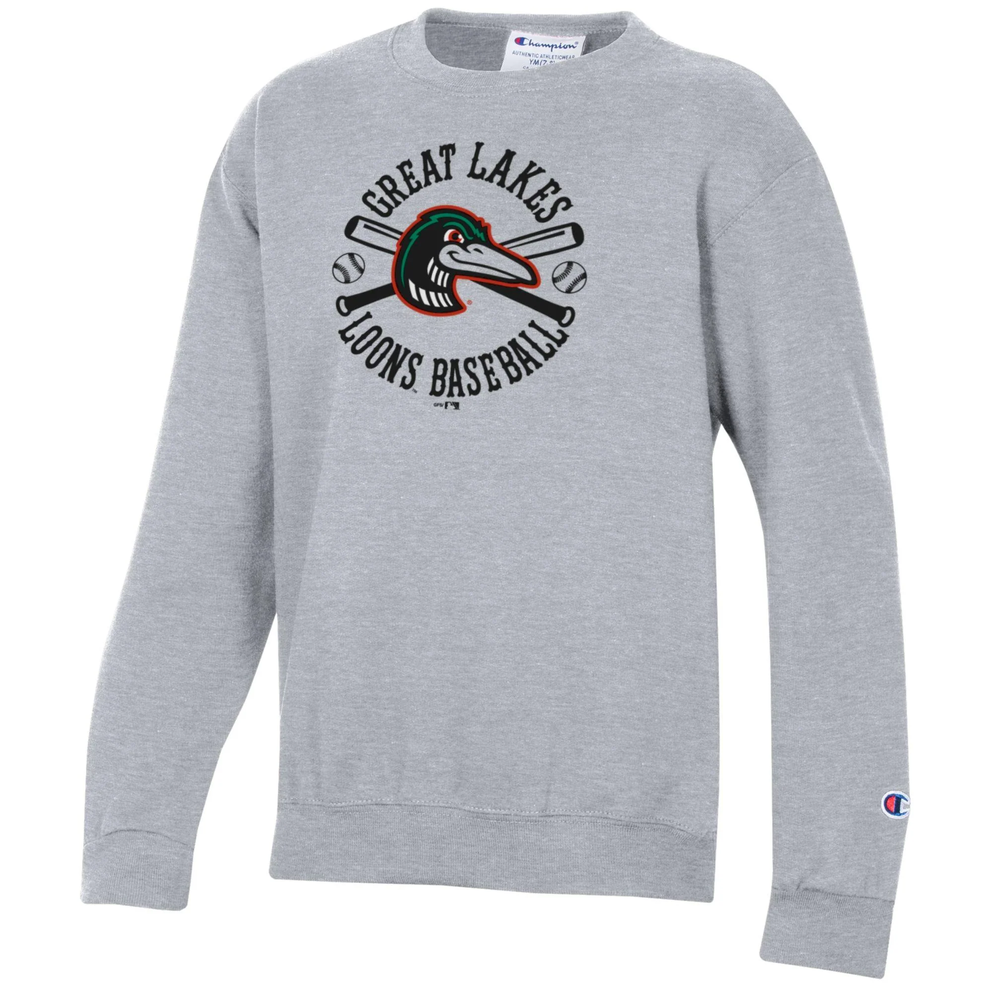 Great Lakes Loons Powerblend Crewneck - Youth