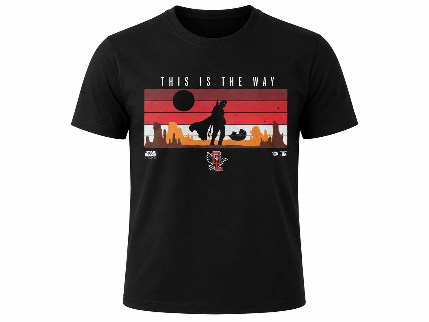 Great Lakes Loons Star Wars Mandalorian T-shirt - Image 3
