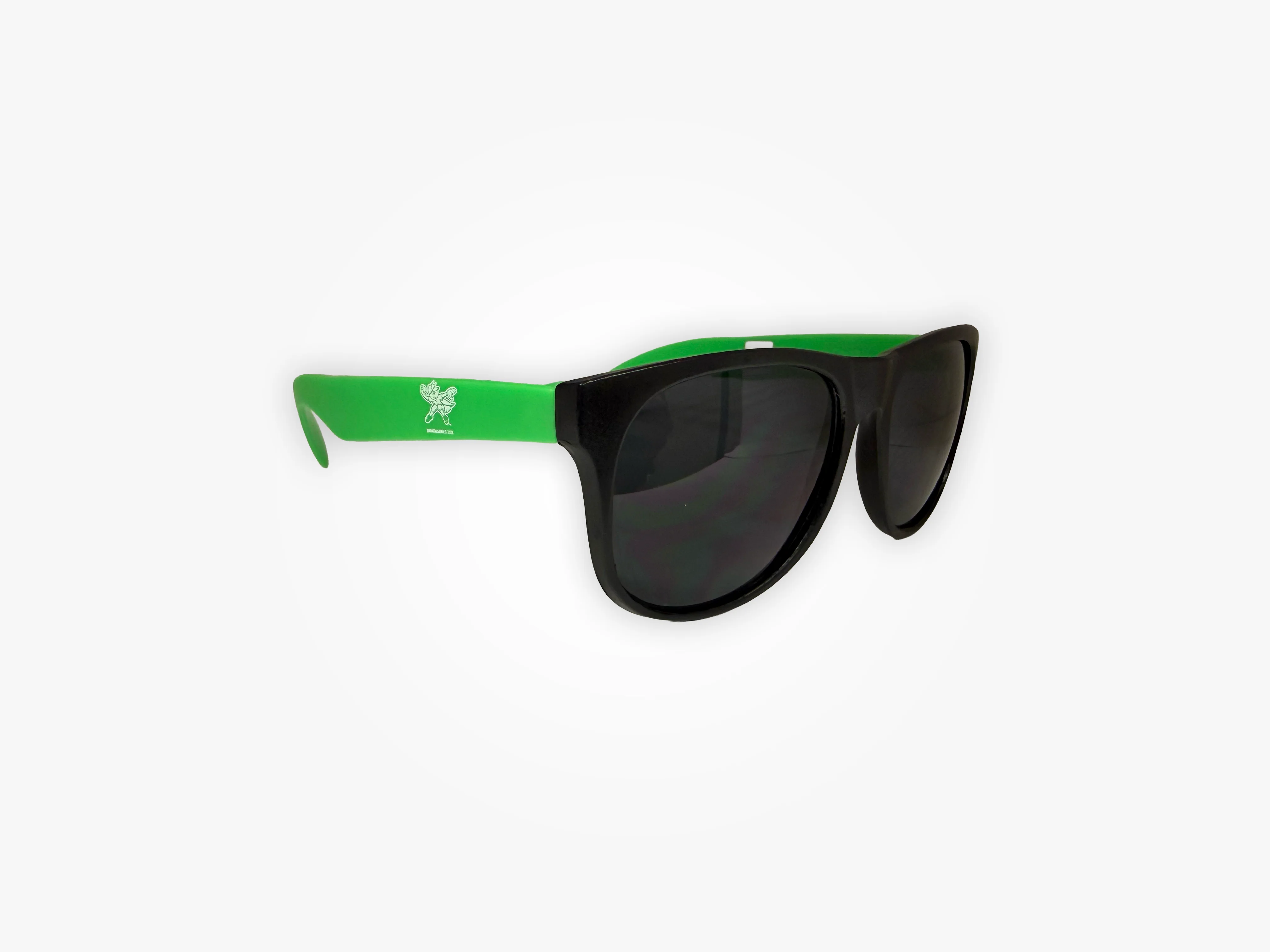 Green Two-Tone Sunglasses