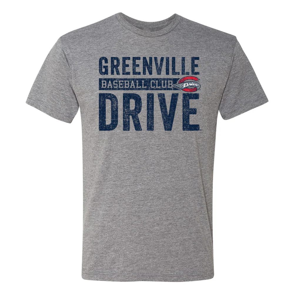Greenville Drive 108 Stitches Gray Club Tee