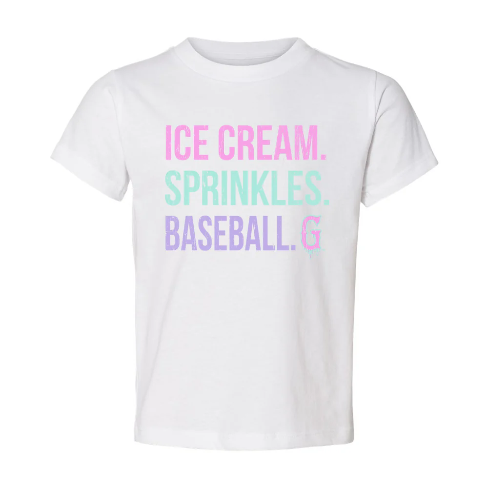 Greenville Drive 108 Stitches Youth Light Gray Ice Cream Tee