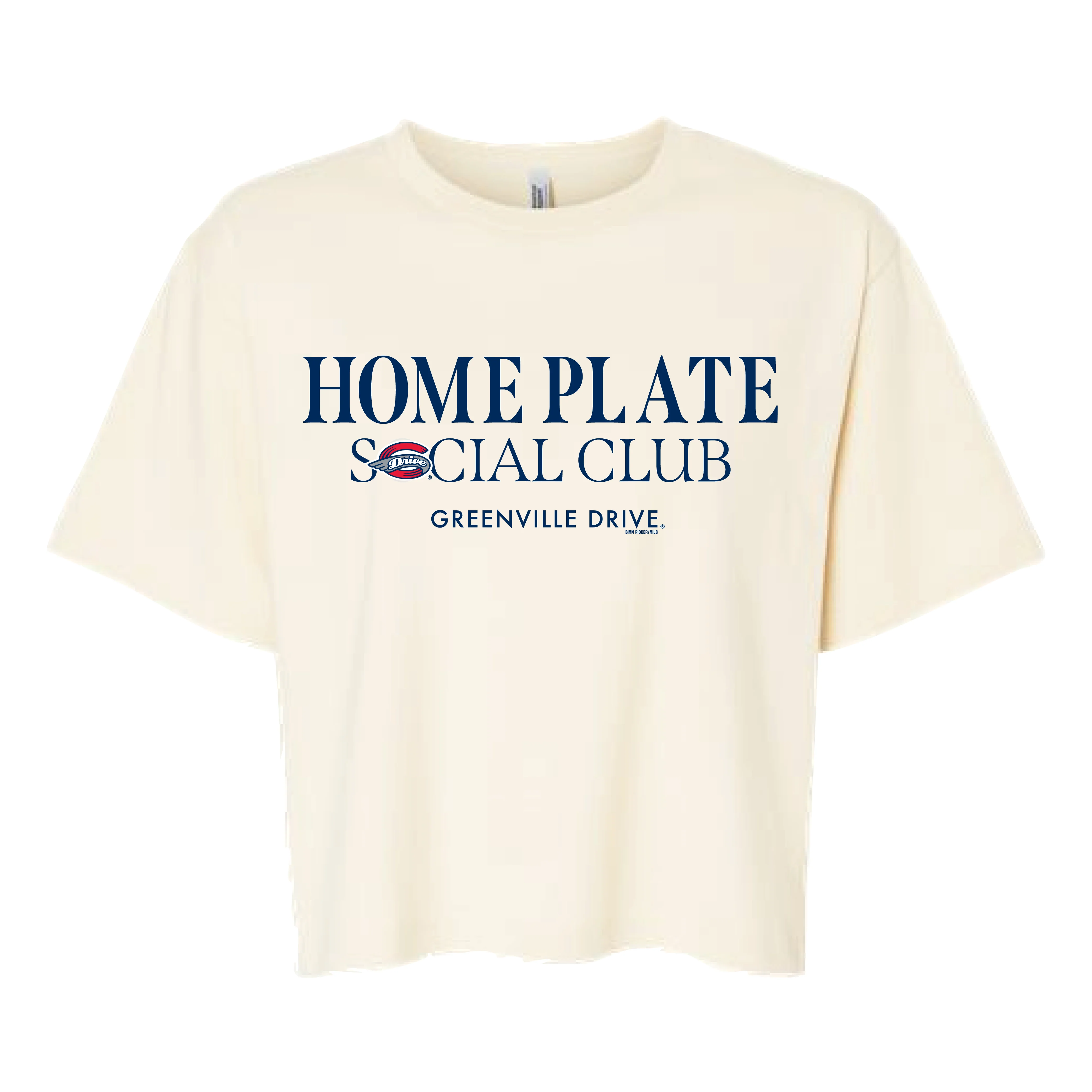Greenville Drive Bimm Ridder Women's Creme Social Club Tee