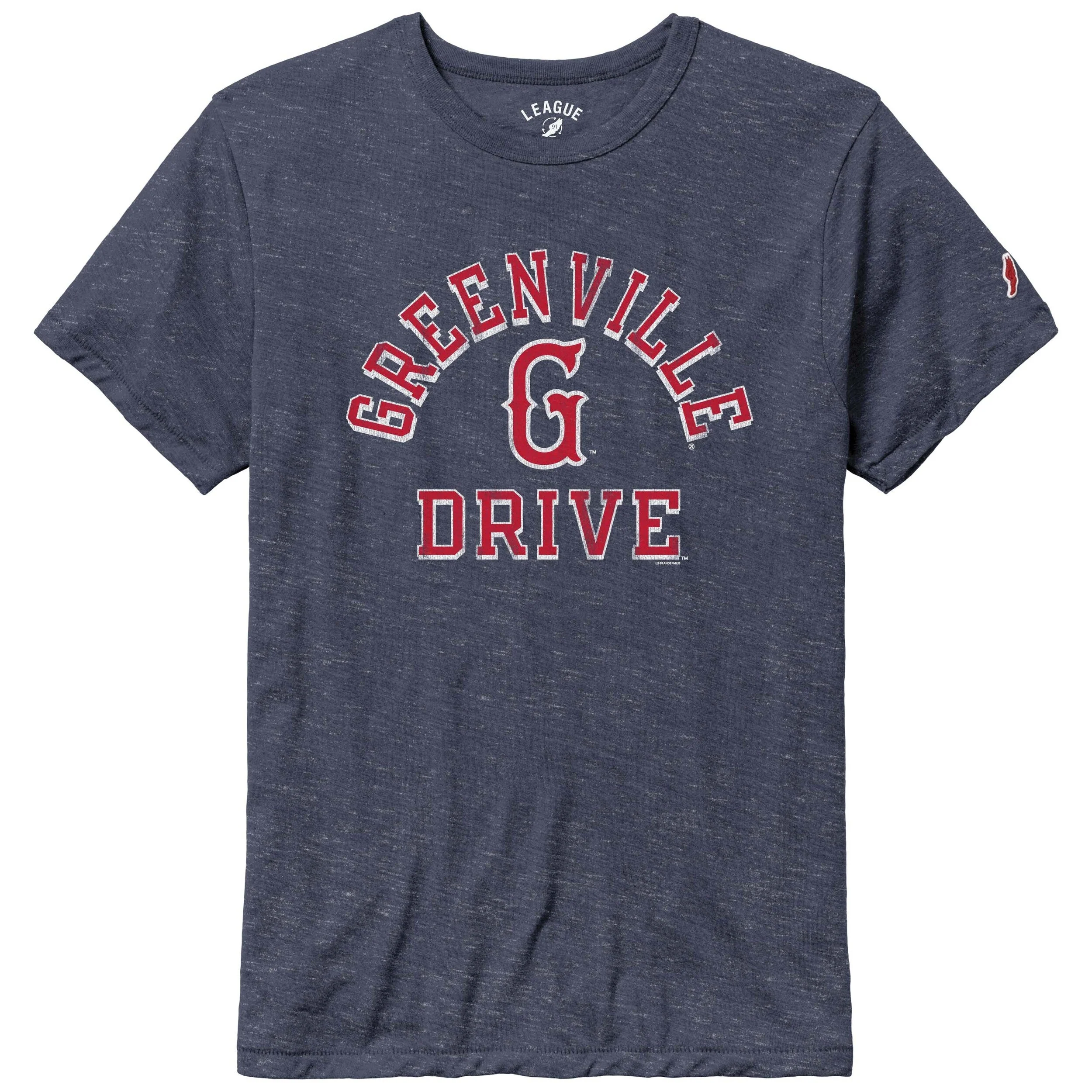Greenville Drive League Victory Navy Arch G Tee