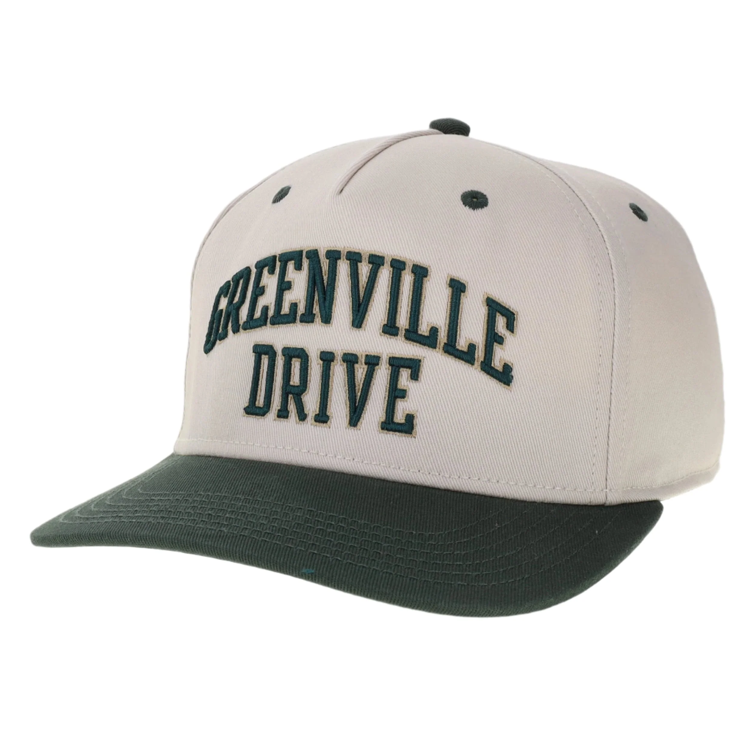 Greenville Drive Legacy Stone/Dark Green Heritage Twill Adjustable Drive Hat