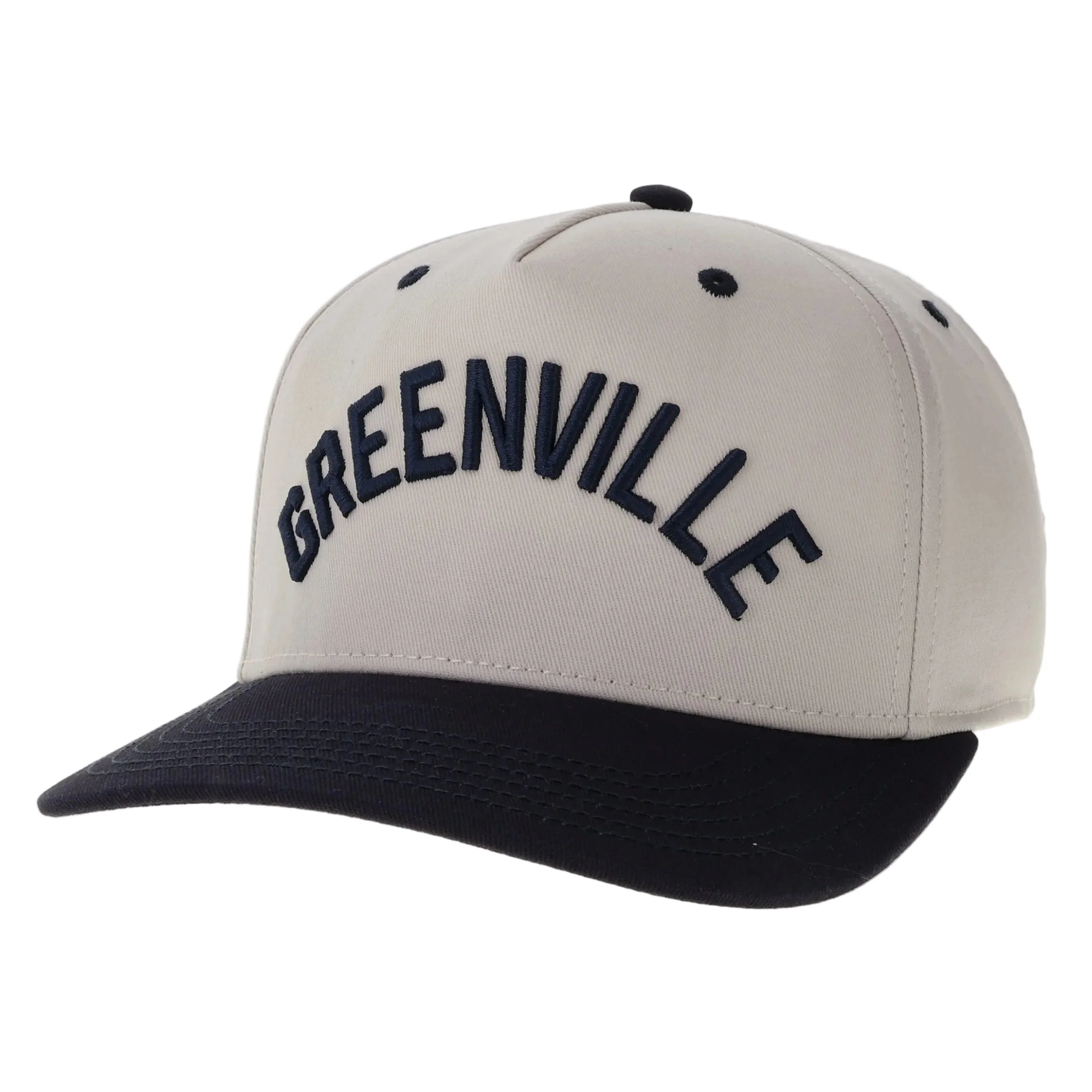 Greenville Drive Legacy Stone/Navy Heritage Twill Adjustable Hat