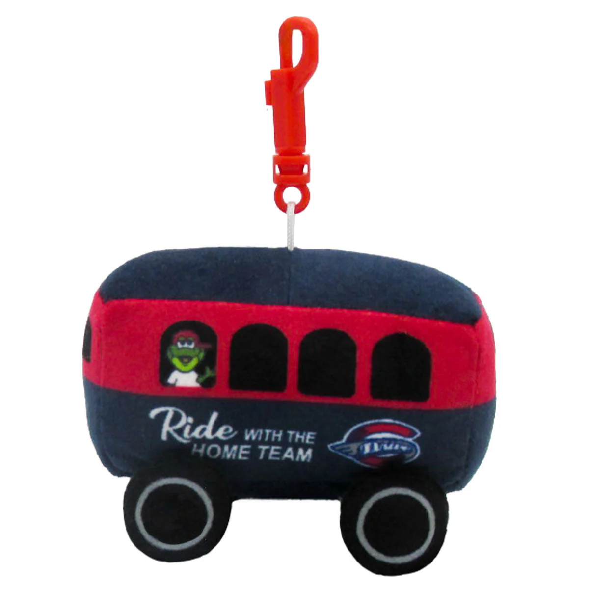 Greenville Drive Mascot Factory Trolley Keychain