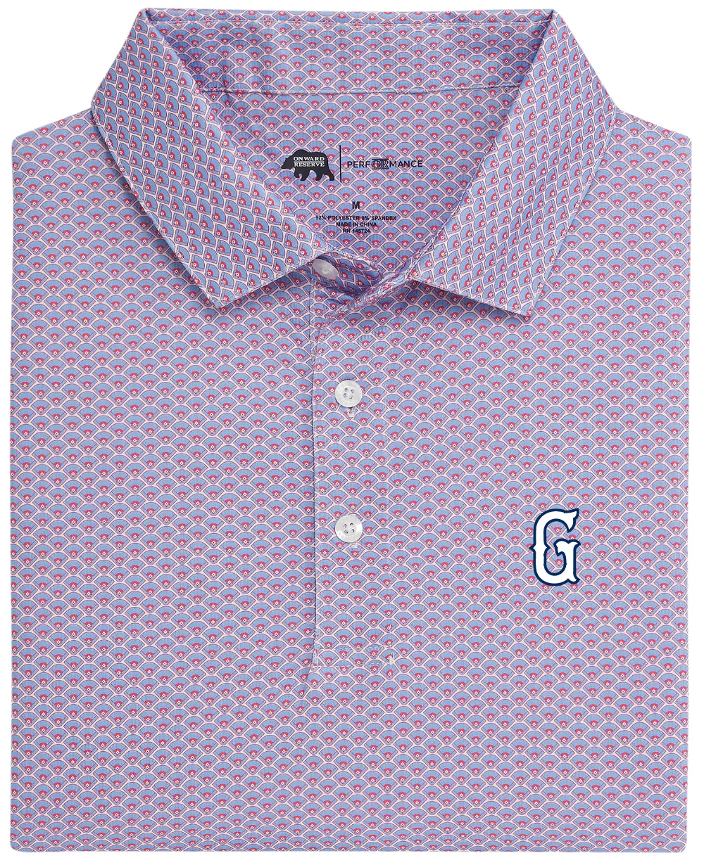 Greenville Drive Onward Reserve Home Team Printed Performance Polo