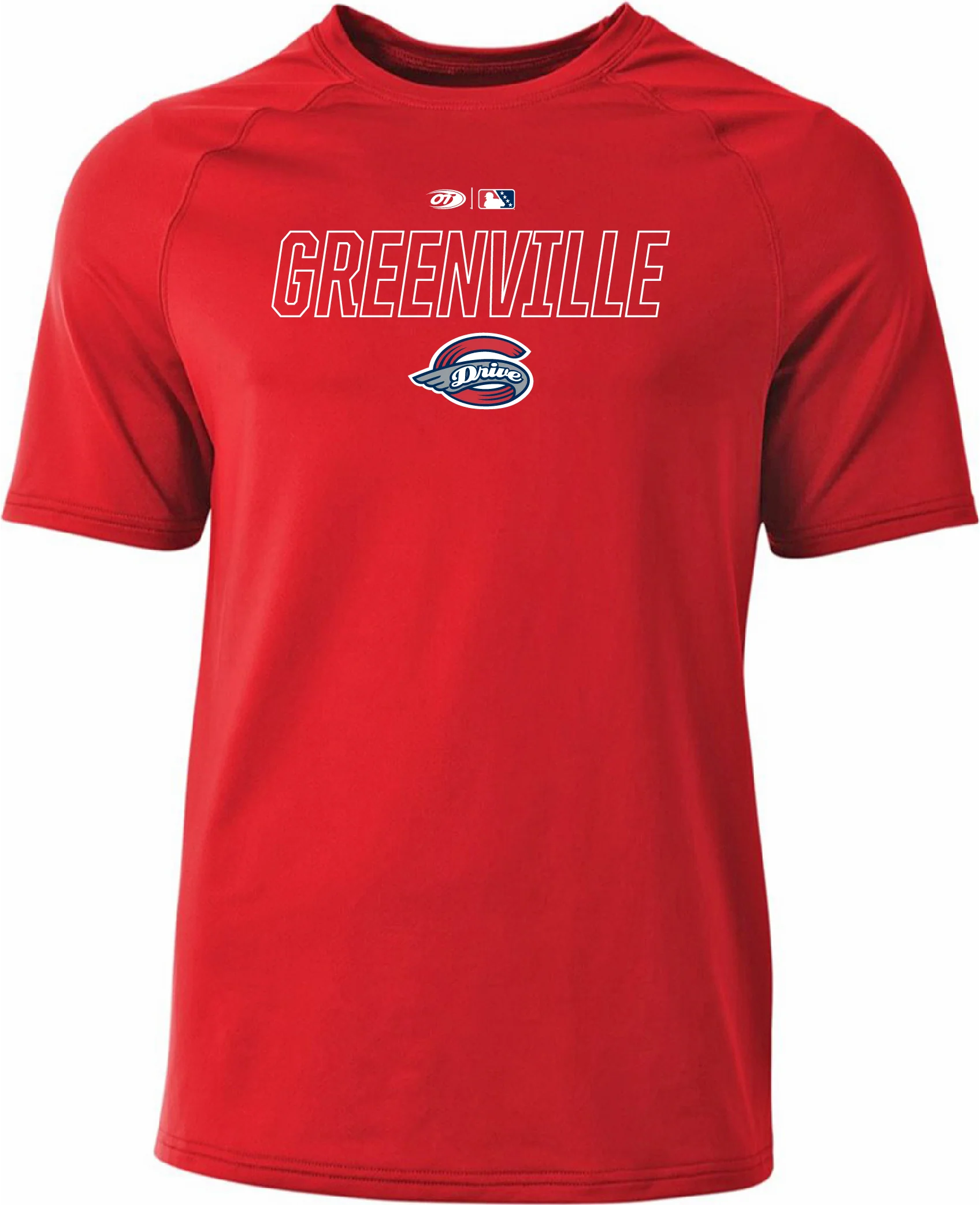 Greenville Drive OT Sport Red Tech On Field Player Tee