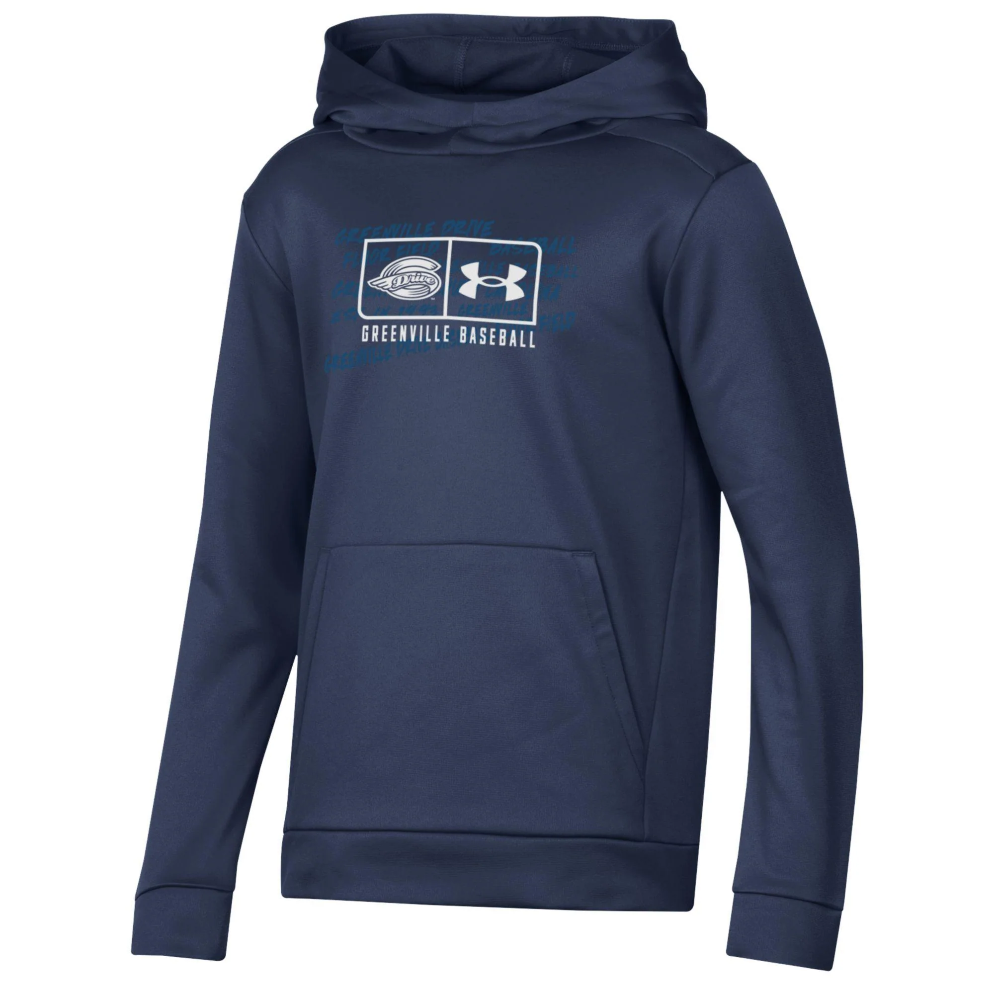 Greenville Drive Under Armour Youth Navy Tech Hoodie