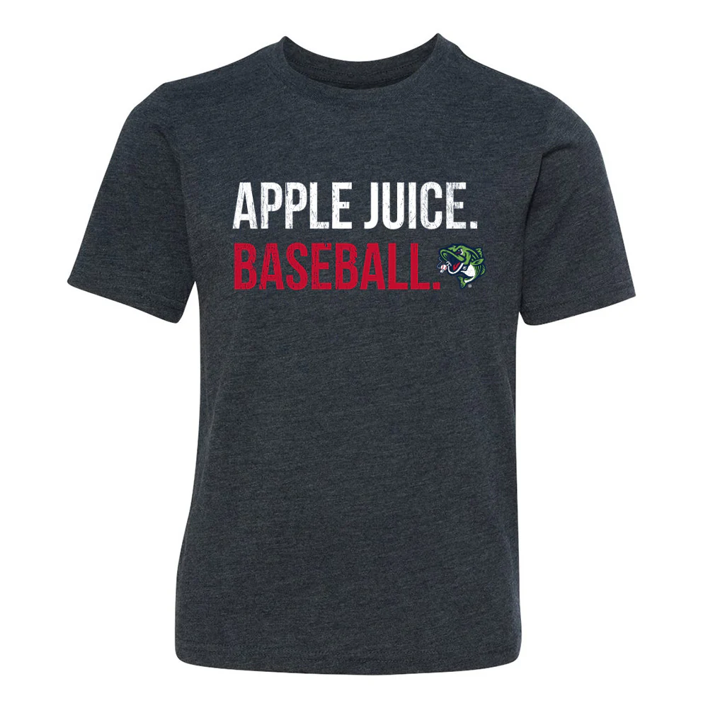 Gwinnett Stripers 108 Stitches Toddler Apple Juice and Baseball Tee