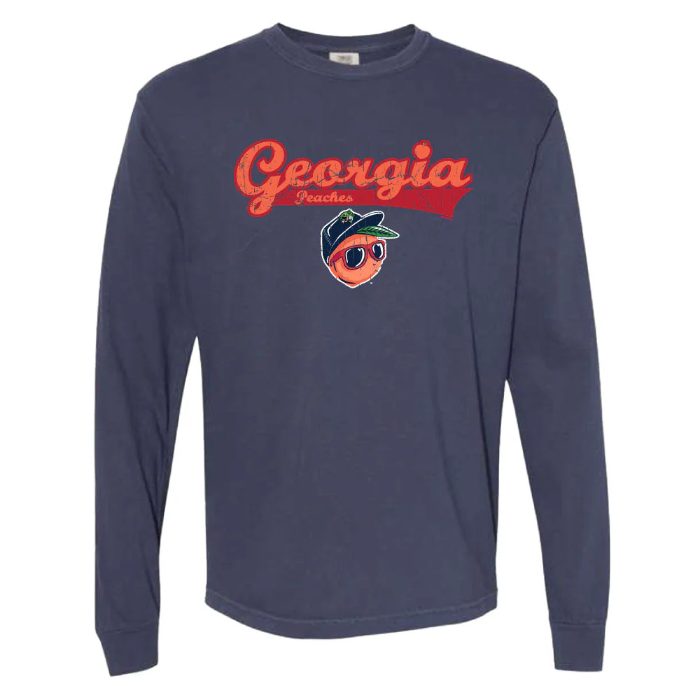 Gwinnett Stripers Bimm Ridder Georgia Peaches Long Sleeve Shirt