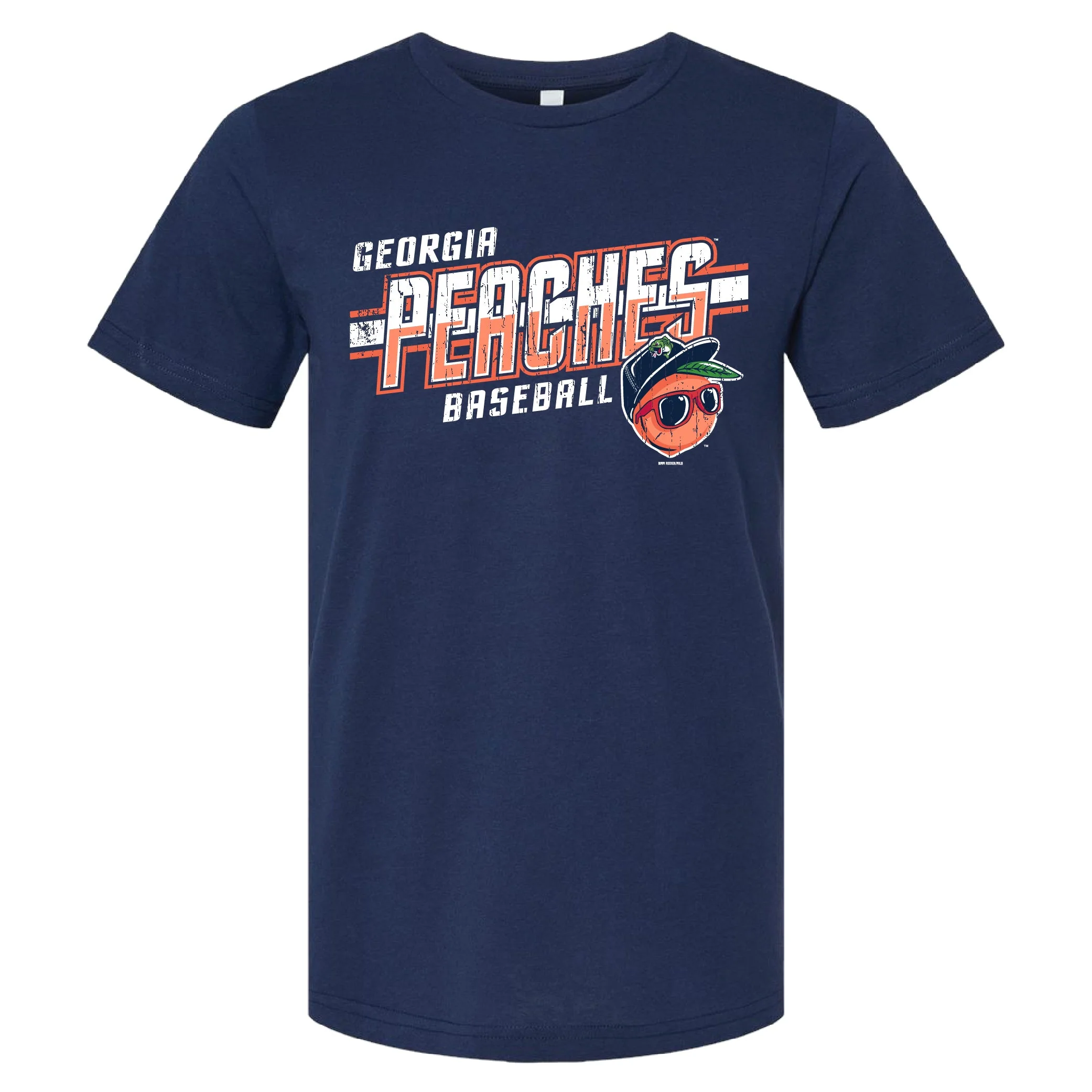 Gwinnett Stripers Bimm Ridder Peaches Dimaggo Short Sleeve Tee