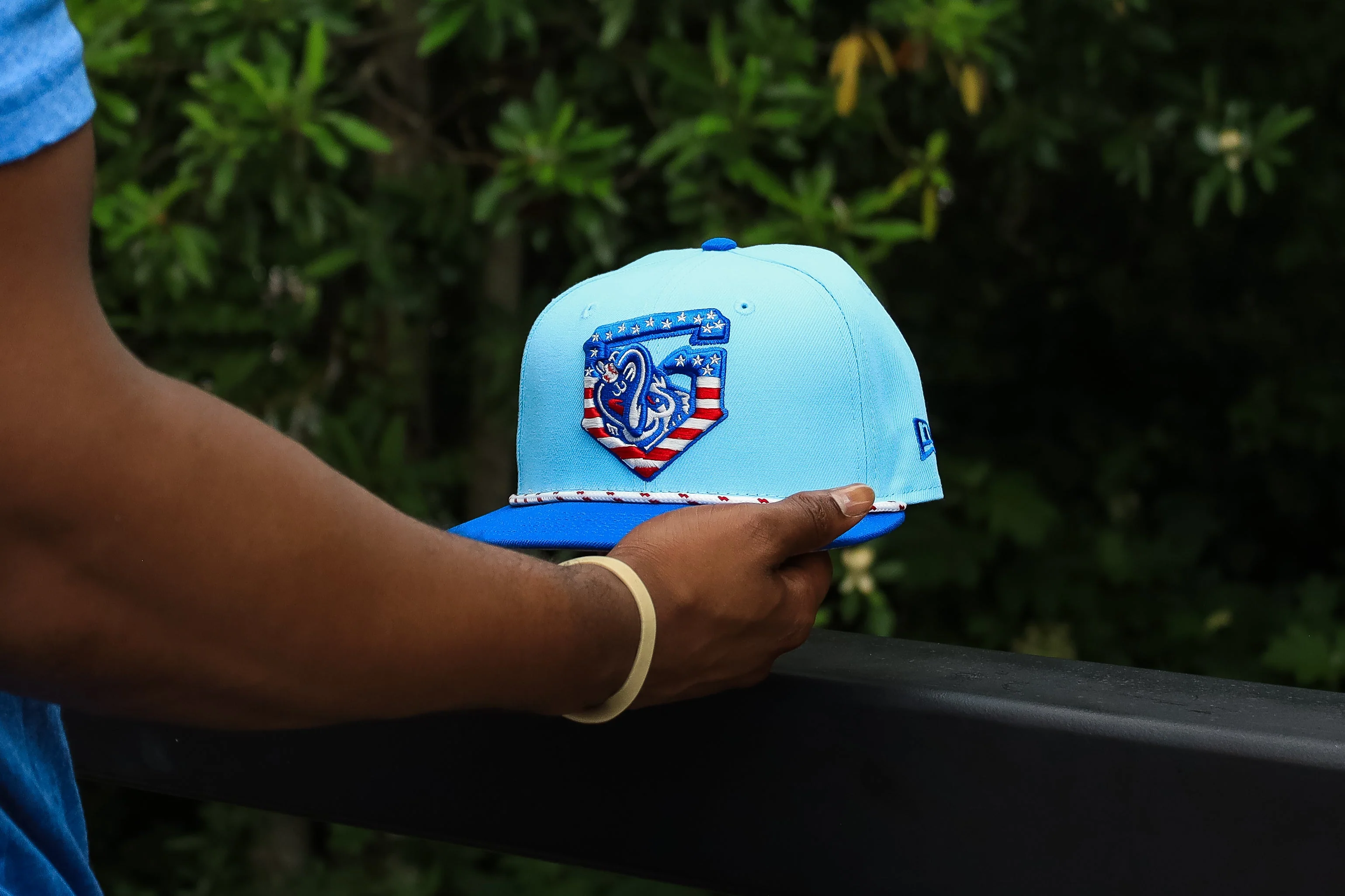 Gwinnett Stripers New Era 2025 4th of July Navy On-Field 59FIFTY Fitted Cap - Image 2