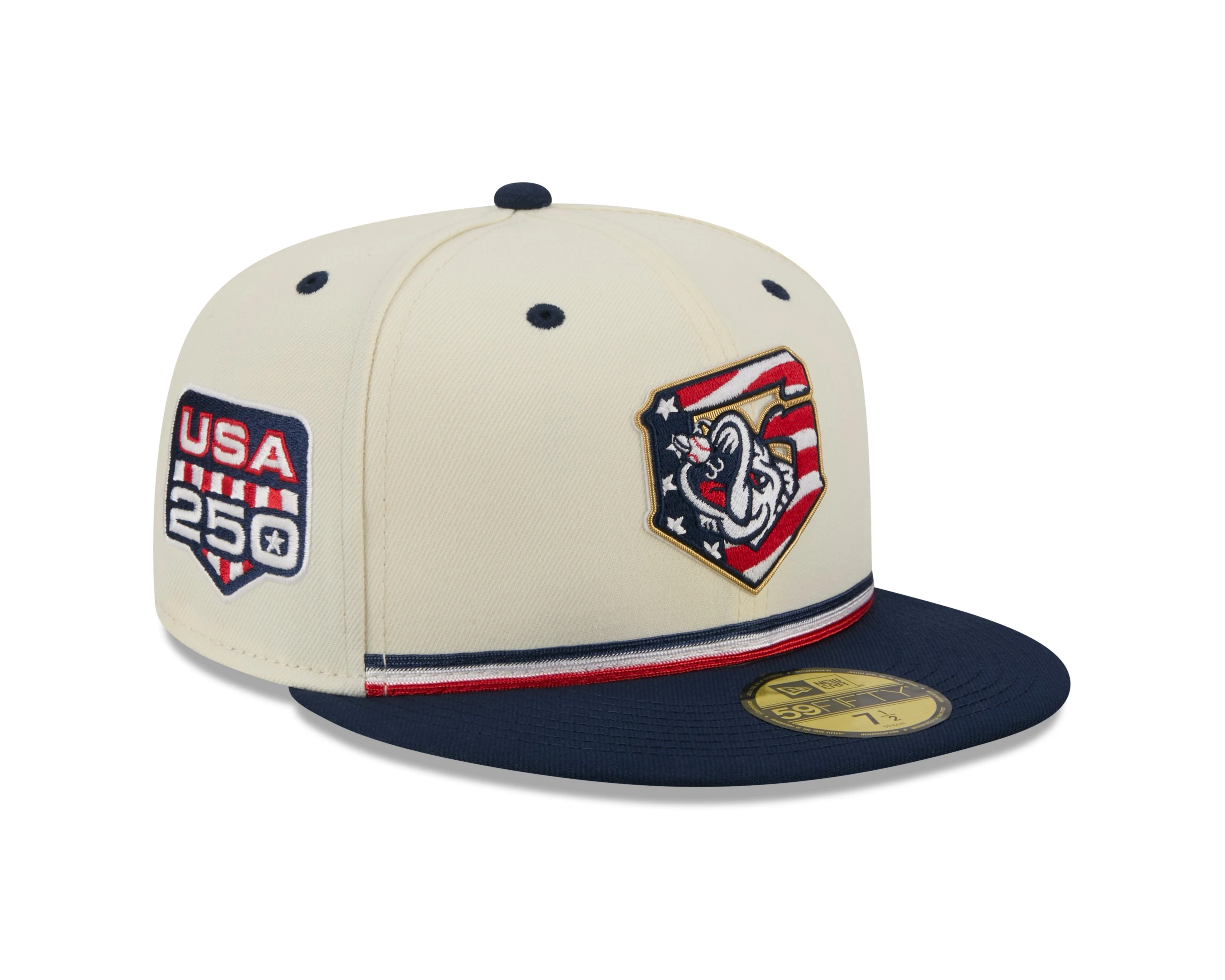 Gwinnett Stripers New Era 2026 4th of July Navy On-Field 59FIFTY Fitted Cap - Image 3