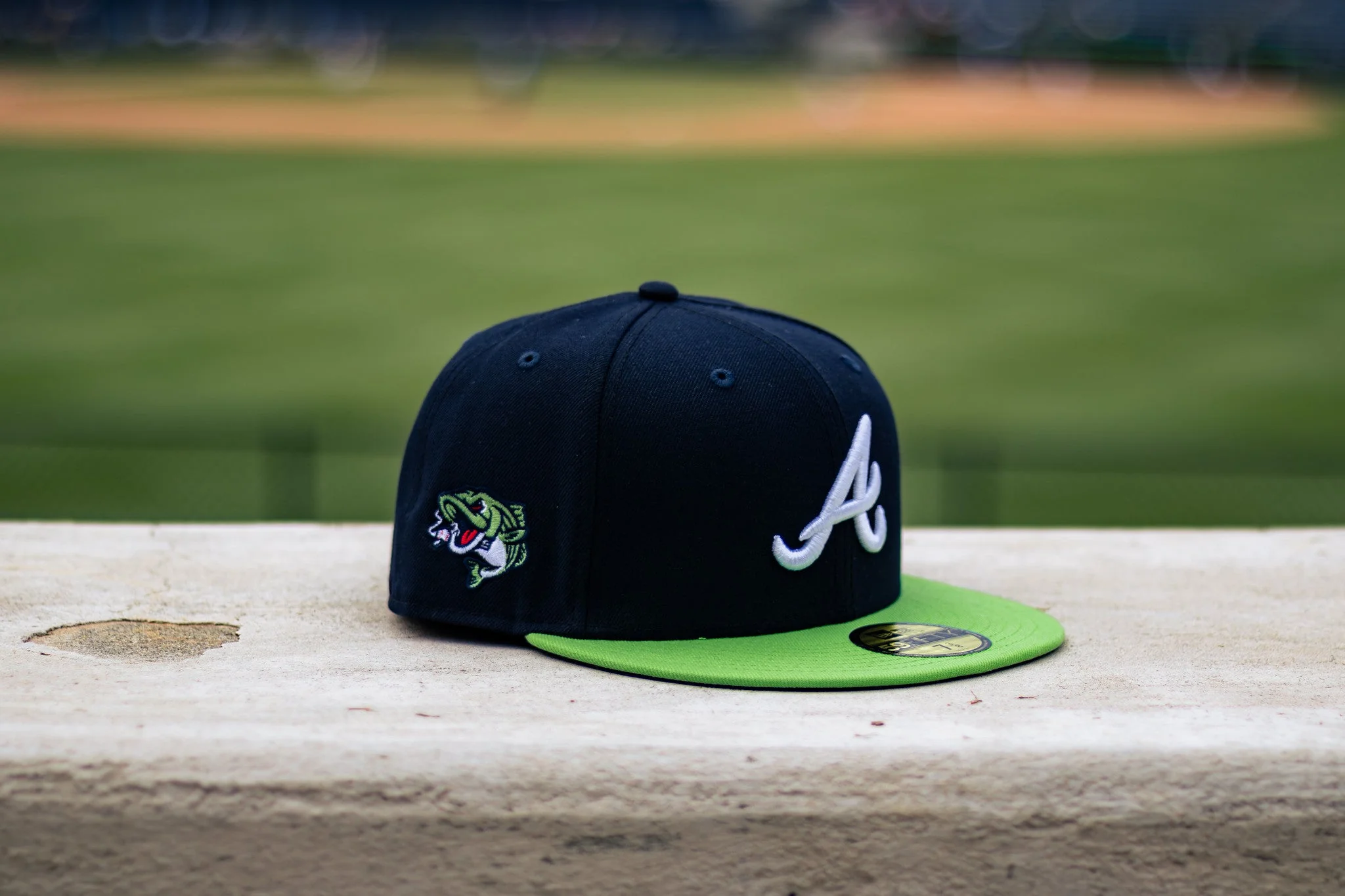 Gwinnett Stripers New Era Braves x Stripers 59FIFTY Fitted Cap - Braves Front