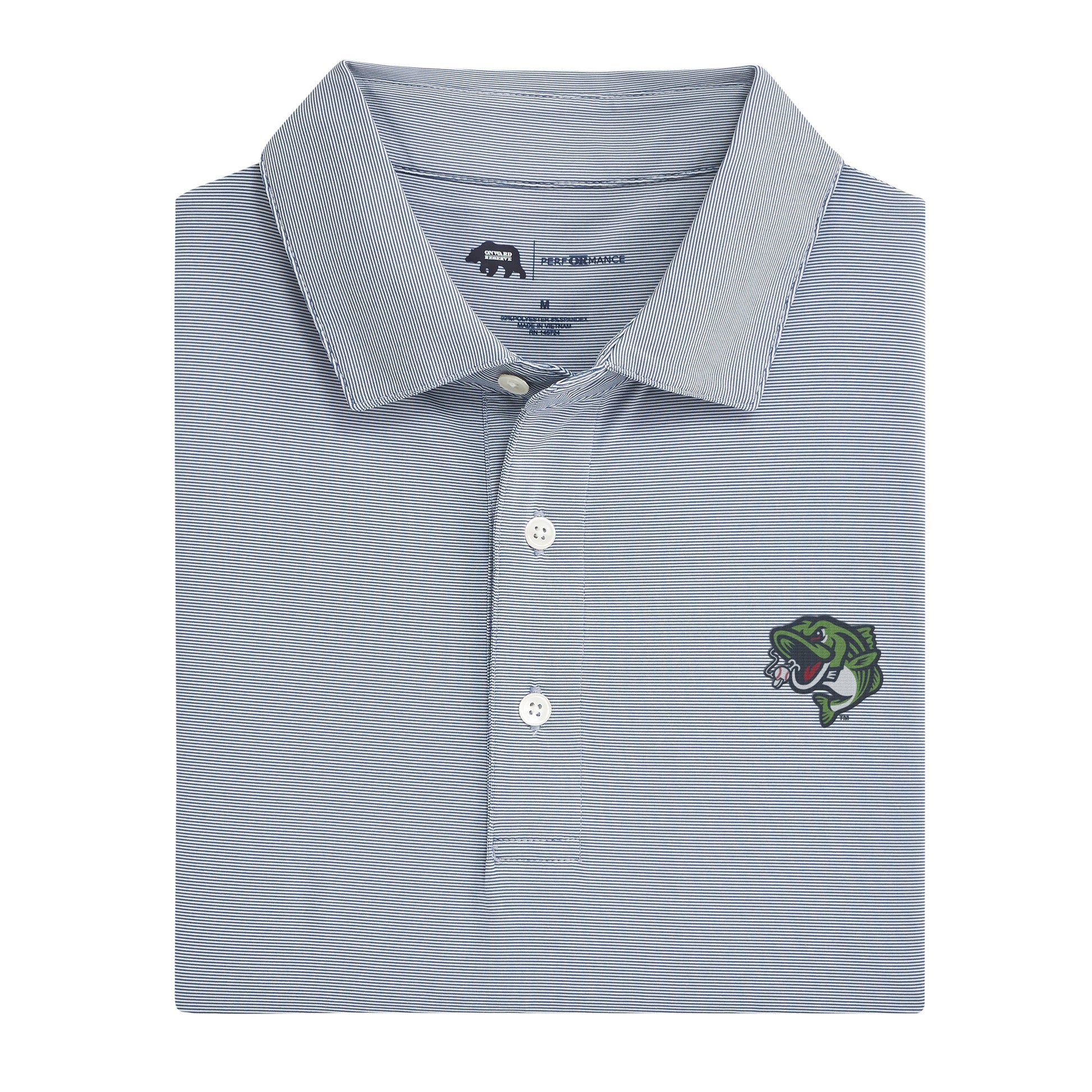 Gwinnett Stripers Onward Reserve Knit Stripe Polo