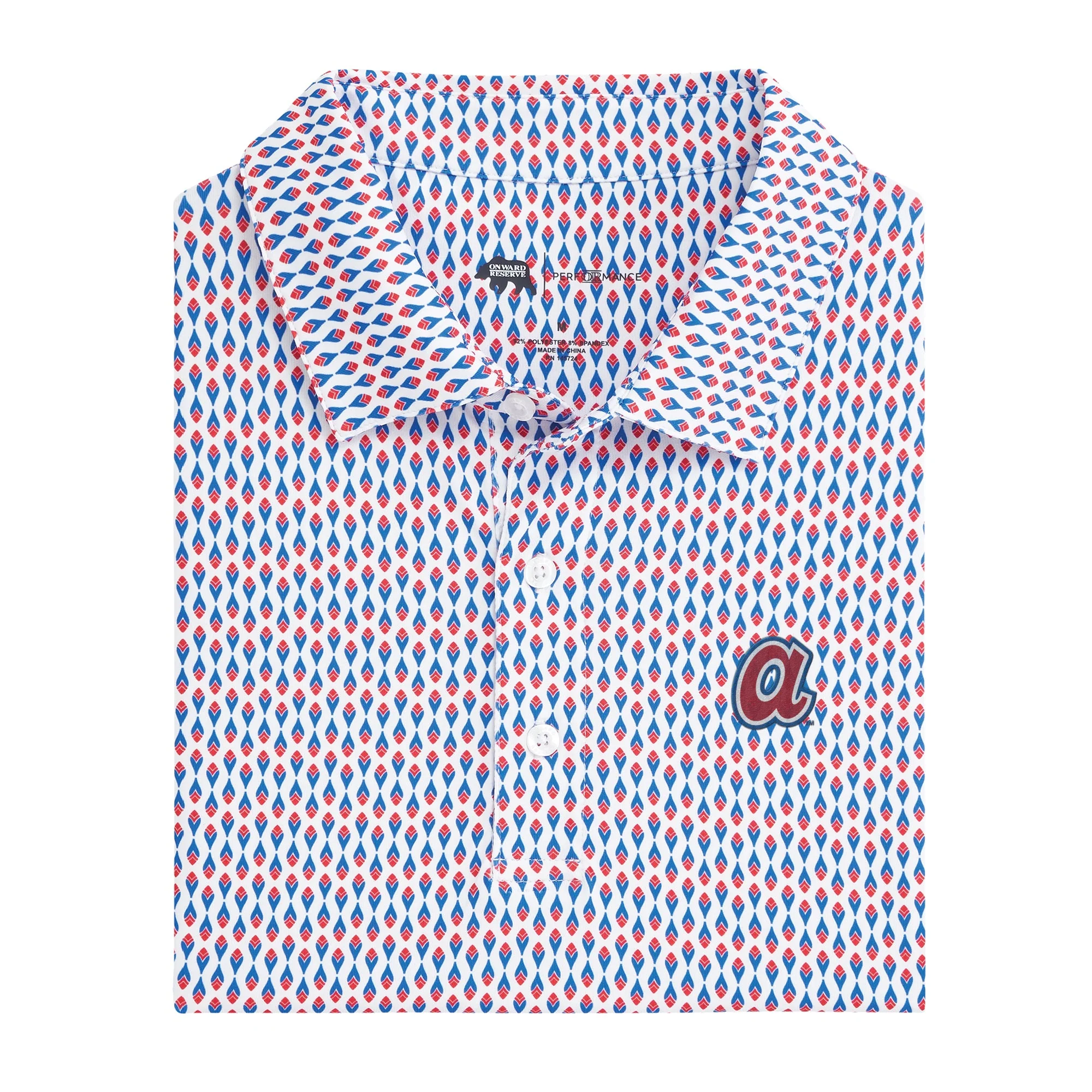 Gwinnett Stripers Onward Reserve Performance Polo - Braves Feather