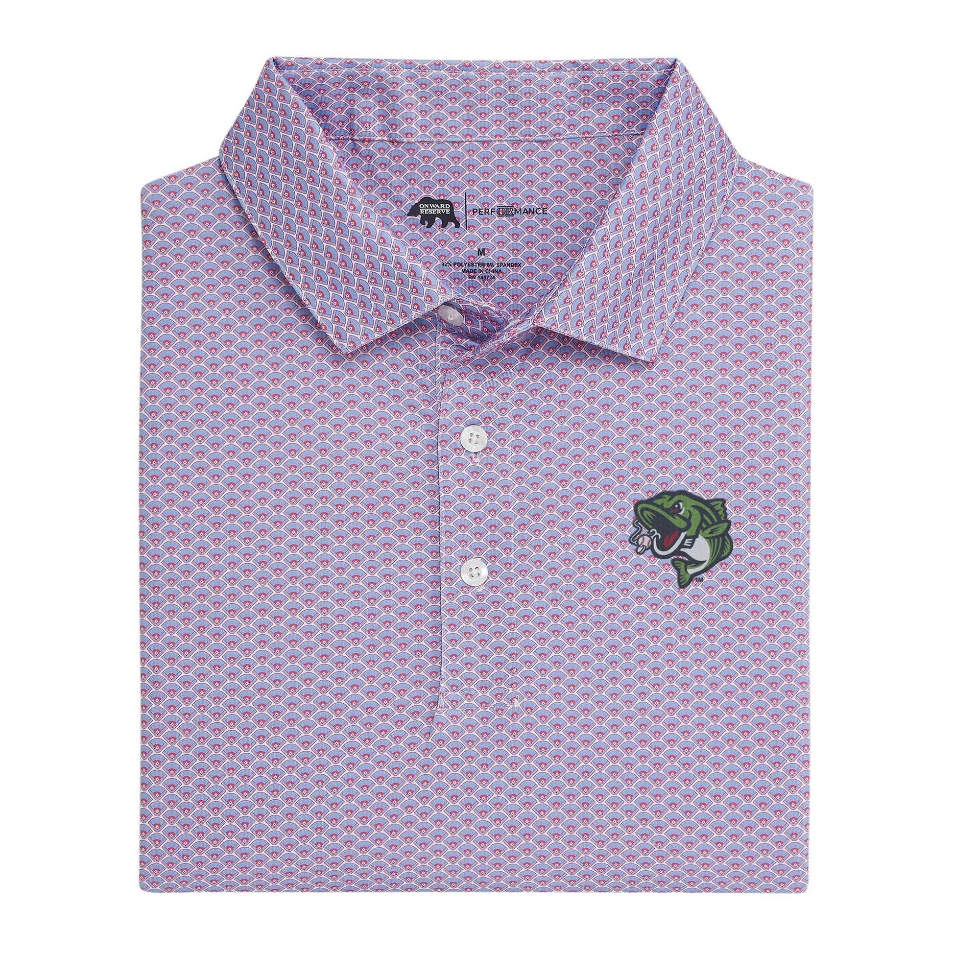 Gwinnett Stripers Onward Reserve Performance Polo - Red