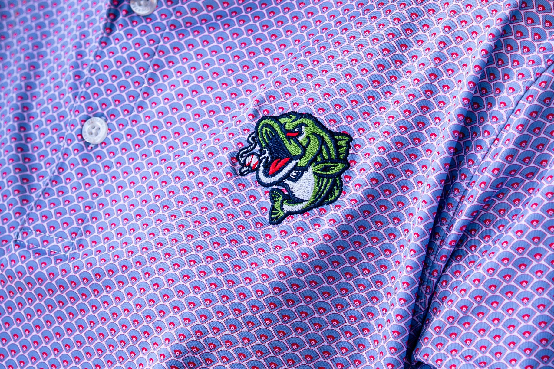 Gwinnett Stripers Onward Reserve Performance Polo - Red - Image 2