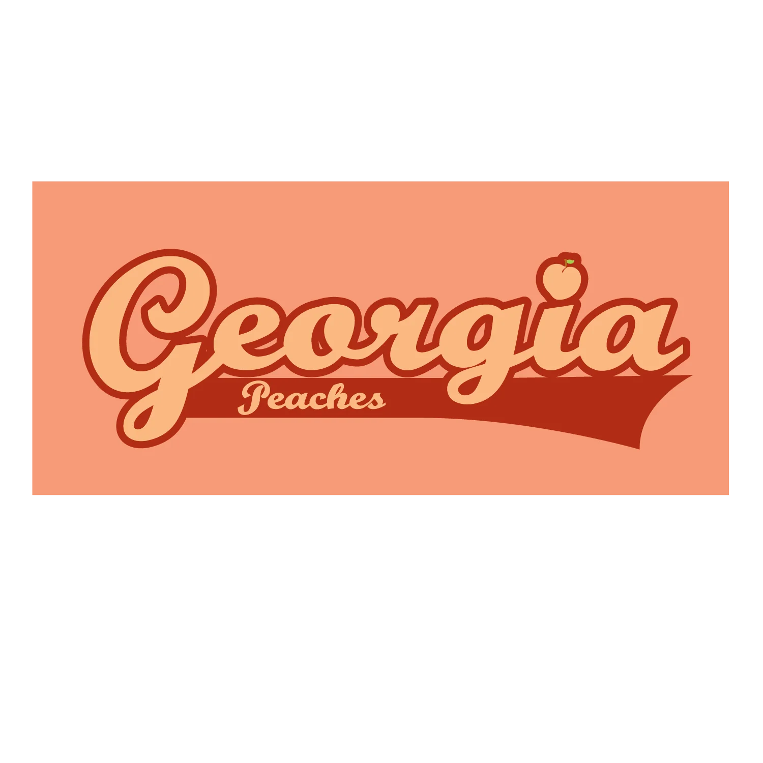Gwinnett Stripers OT Sports Replica Georgia Peaches Jersey - Image 2