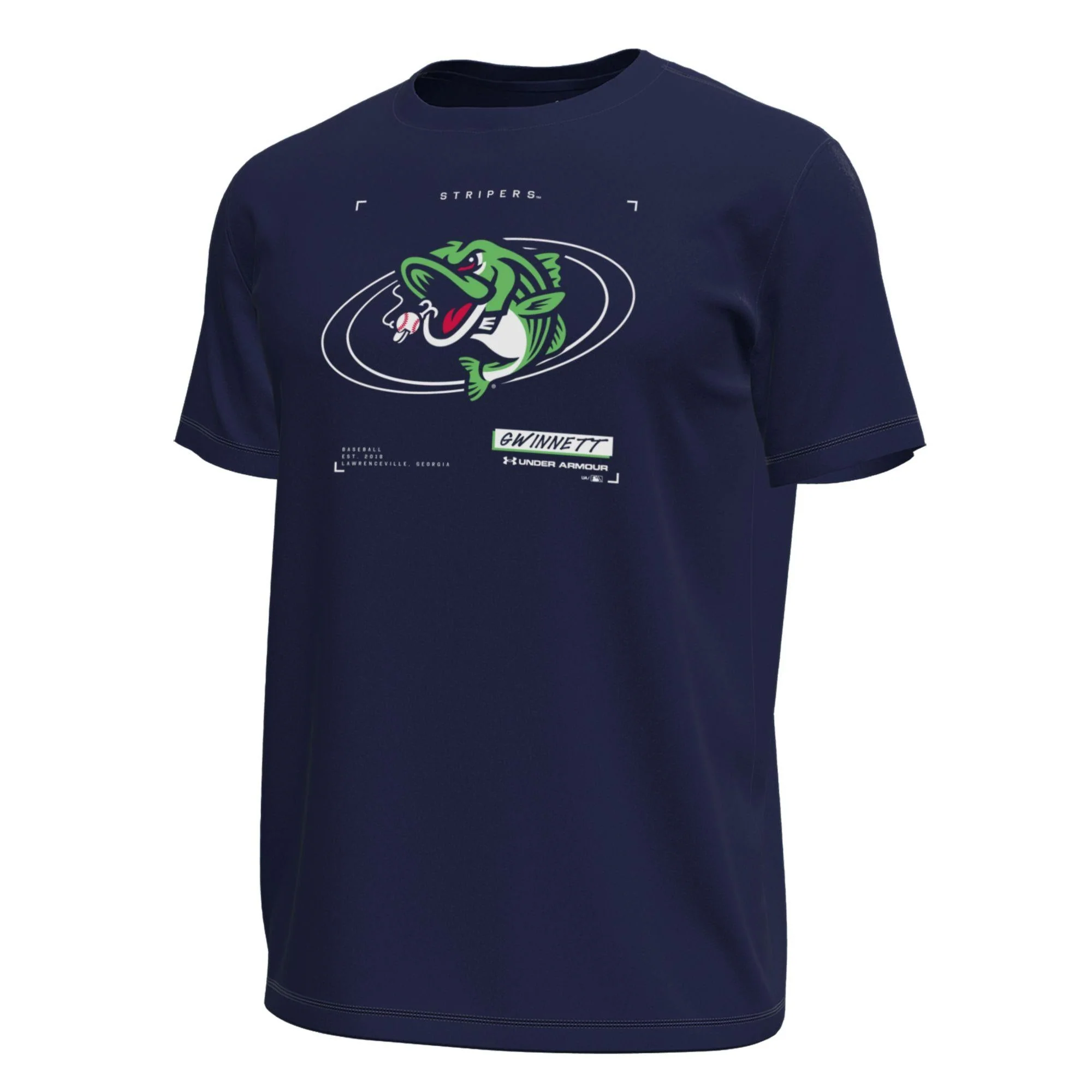 Gwinnett Stripers Under Armor Men's Tech Stretch Tee