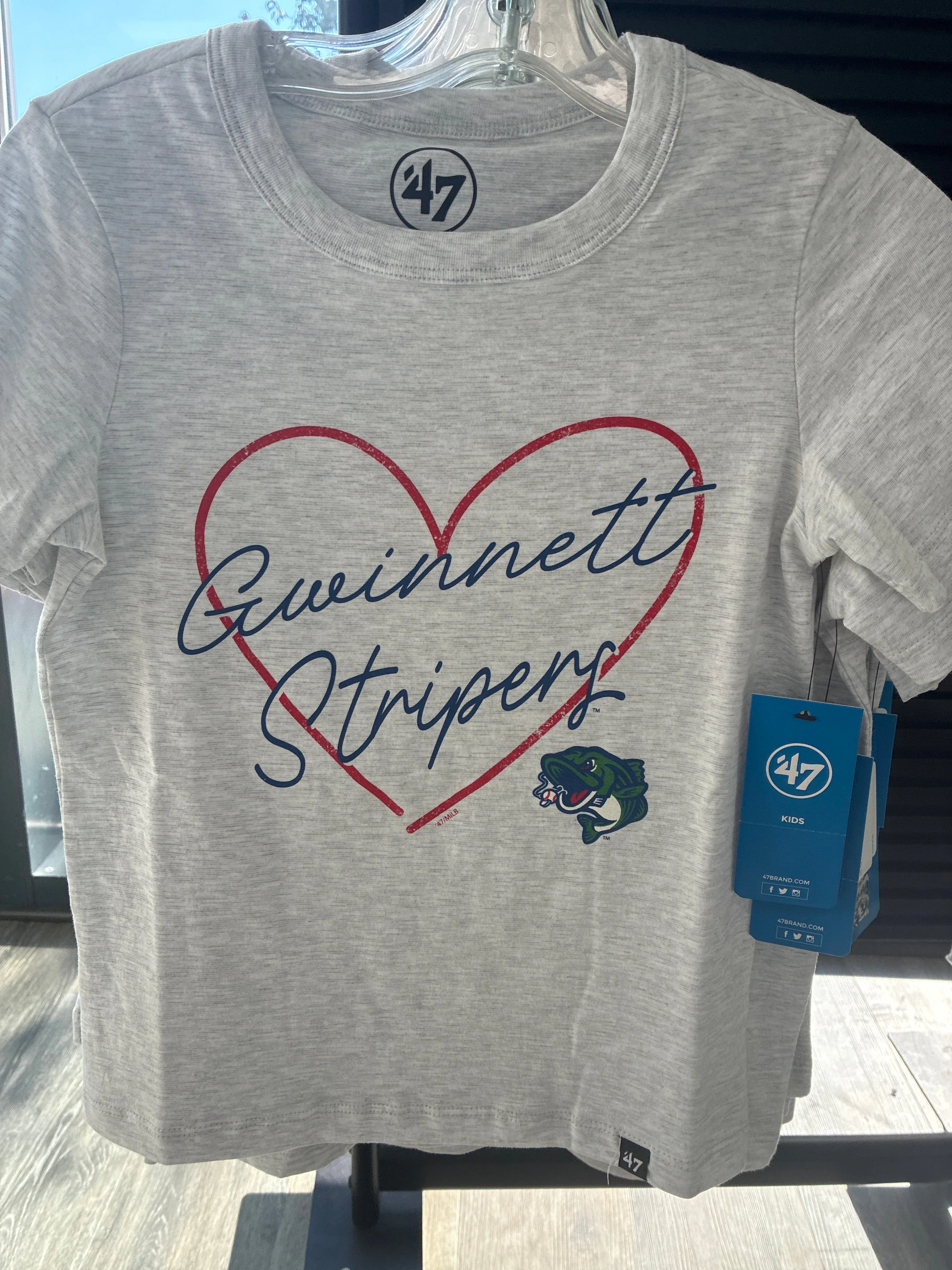 Gwinnett Stripers Y8 Lovestruck Franklin Ss Tee
