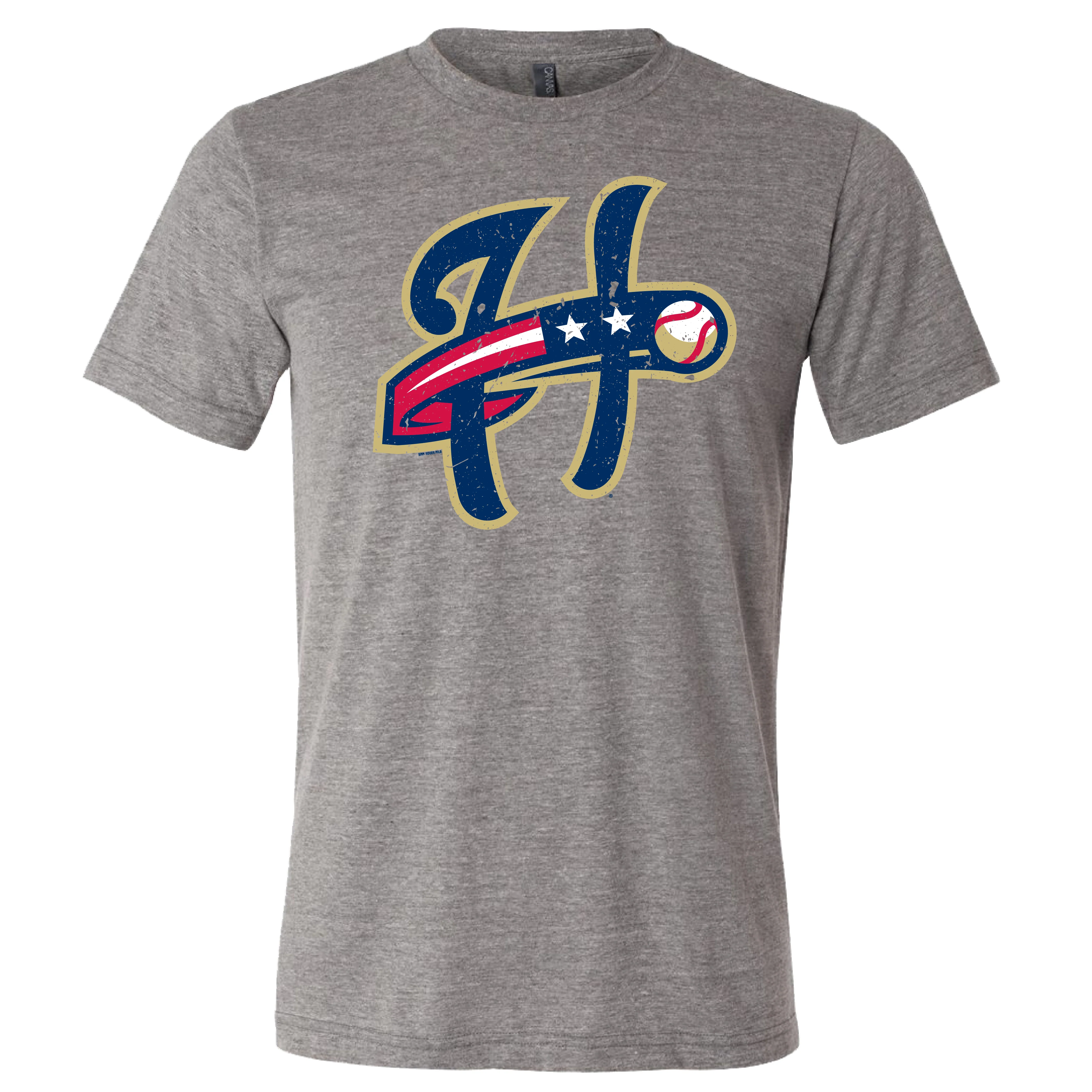 Harrisburg Senators Gray Cap Logo Tee