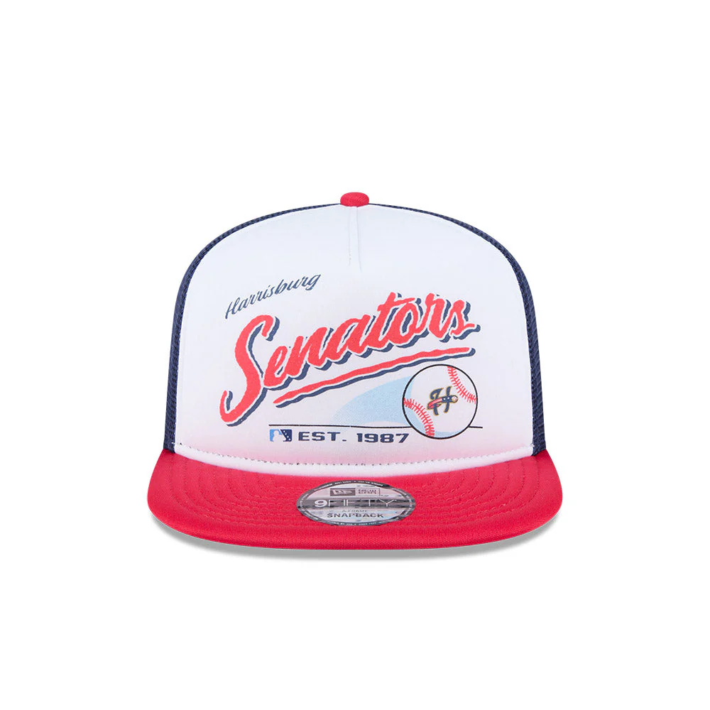 Harrisburg Senators New Era 950 Retro Script Cap - Image 2