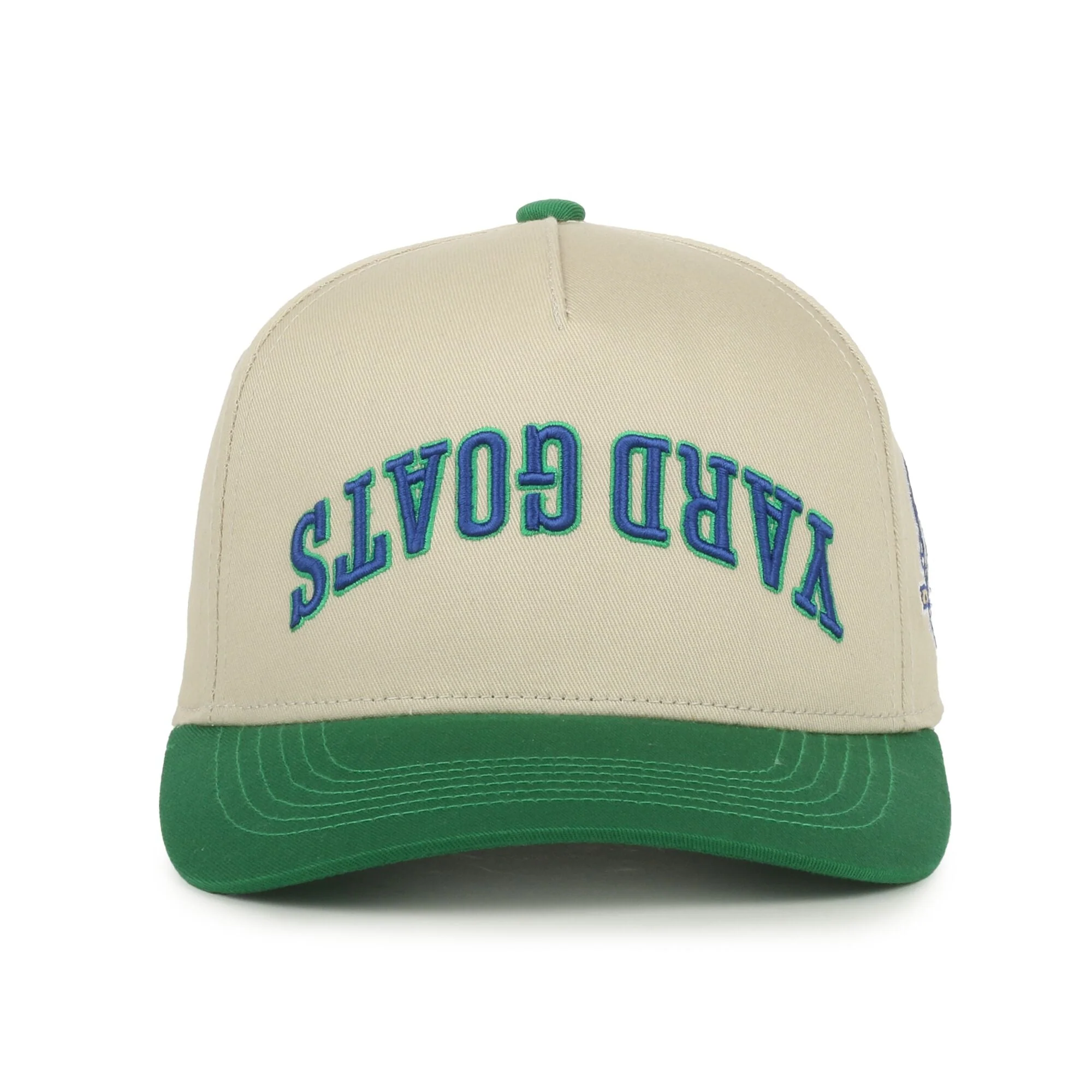 Hartford Yard Goats OC Sports Big Fly Green & Cream Snapback - Image 2