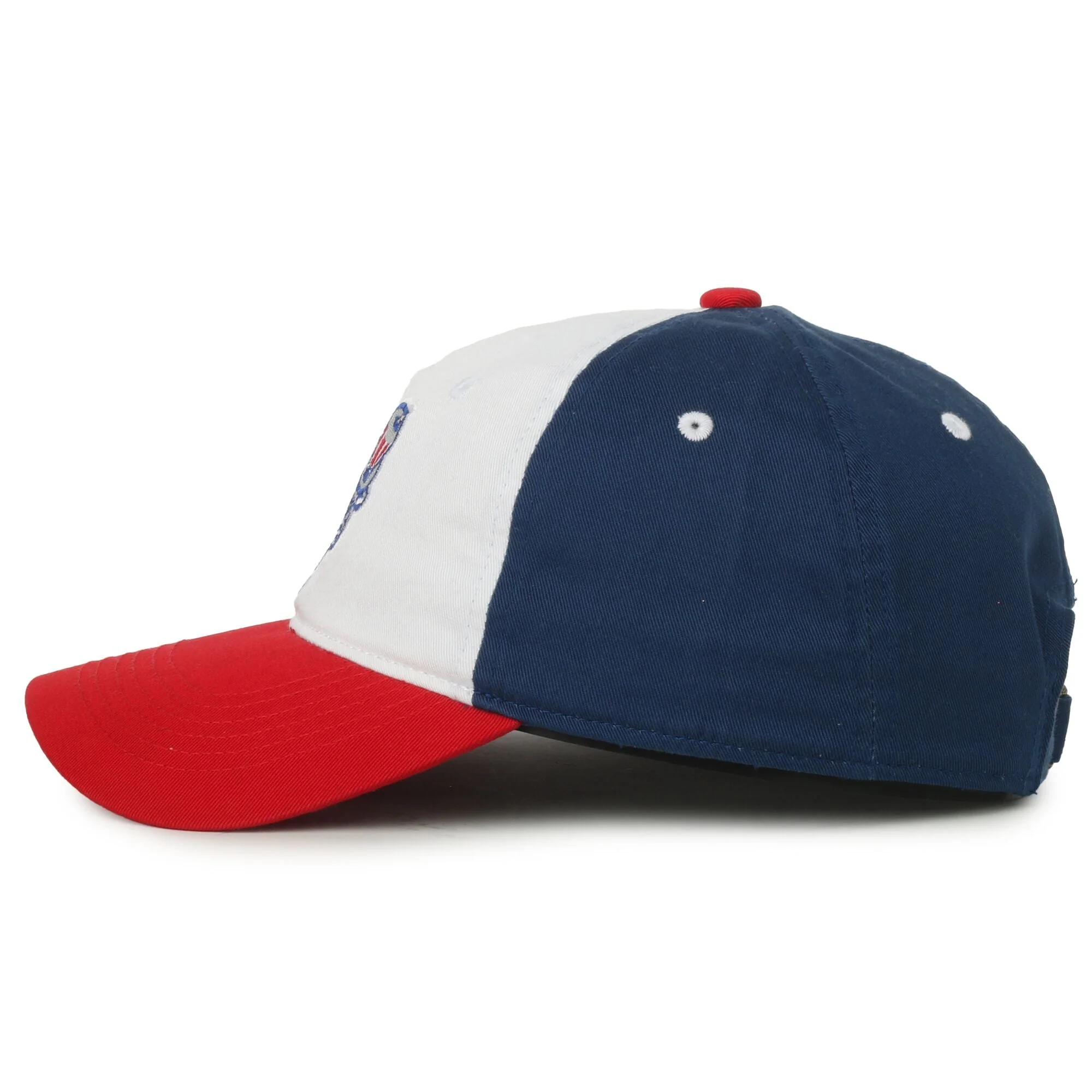 Hartford Yard Goats OC Sports Red, White & Blue Adjustable Cap - Image 8