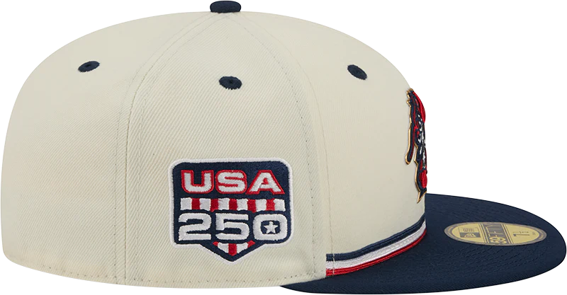 Hickory Crawdads 2026 New Era Stars & Stripes 59Fifty Fitted Cap - Image 6