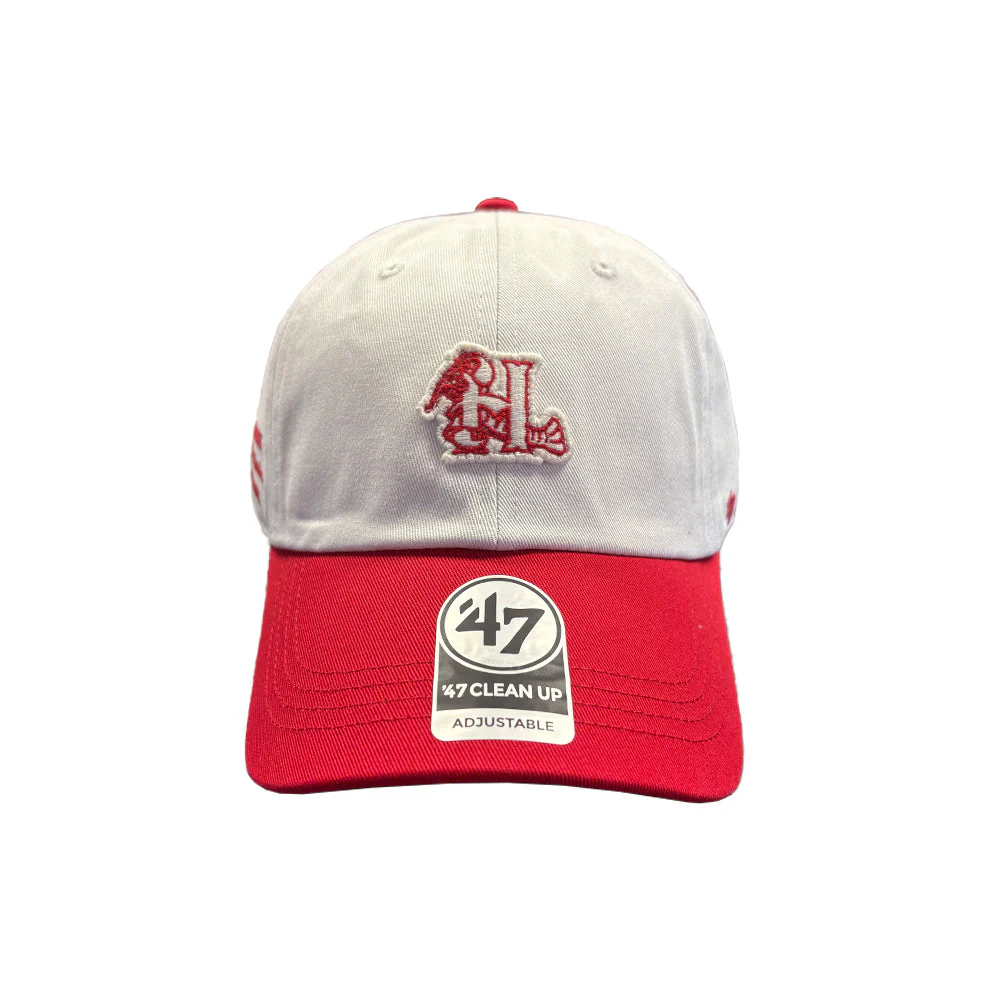 Hickory Crawdads '47 Sandstone/Red Cleanup Contemporary Adjustable Hat - Image 2