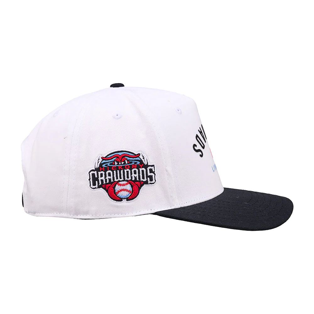 Hickory Crawdads Black Clover Upside Down Live Lucky Adjustable Cap - Image 5