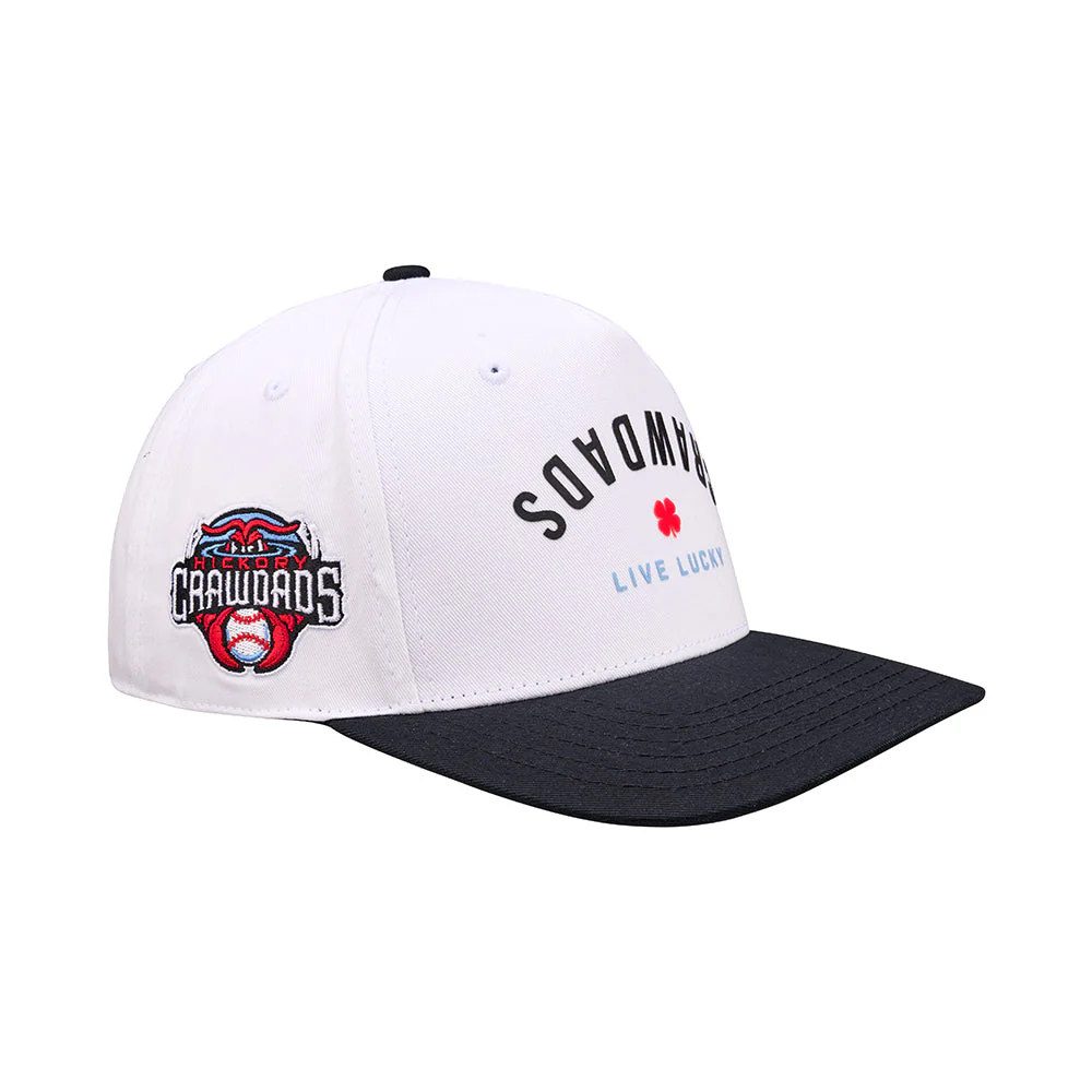 Hickory Crawdads Black Clover Upside Down Live Lucky Adjustable Cap - Image 6