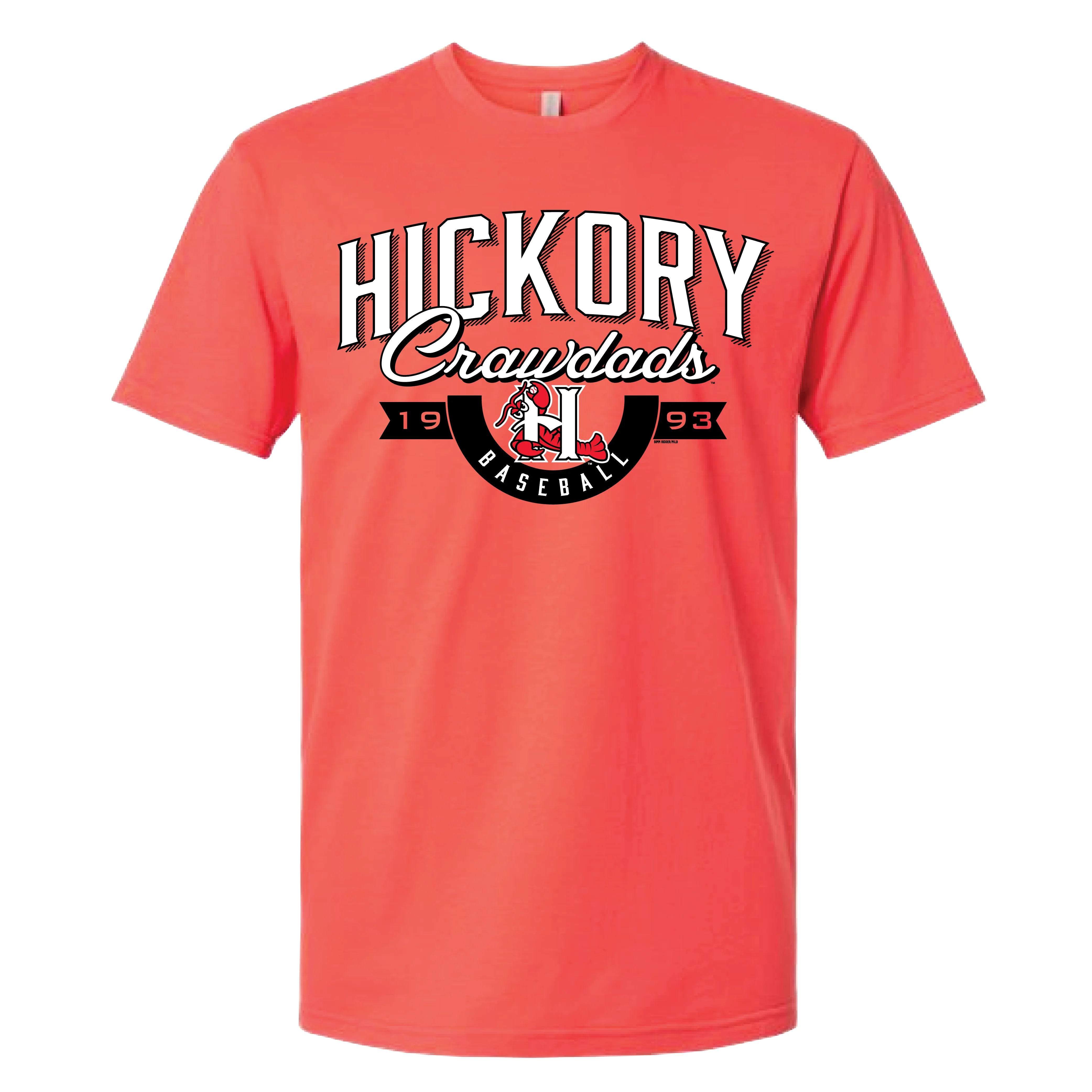 Hickory Crawdads Bonitos Watermelon Premium Tee