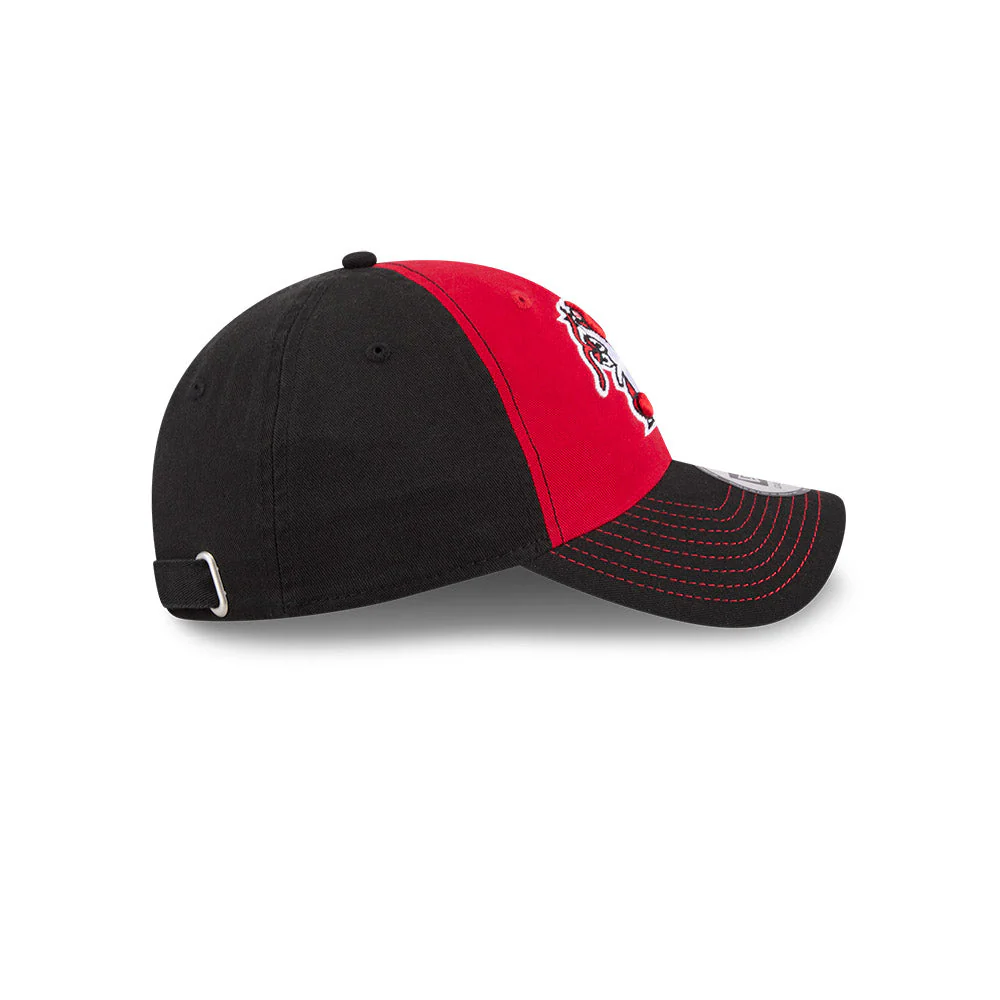 Hickory Crawdads Clutch Hit Black Red Adjustable Cap - Image 6