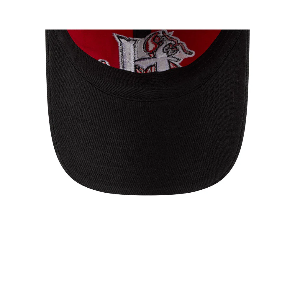 Hickory Crawdads Clutch Hit Black Red Adjustable Cap - Image 7