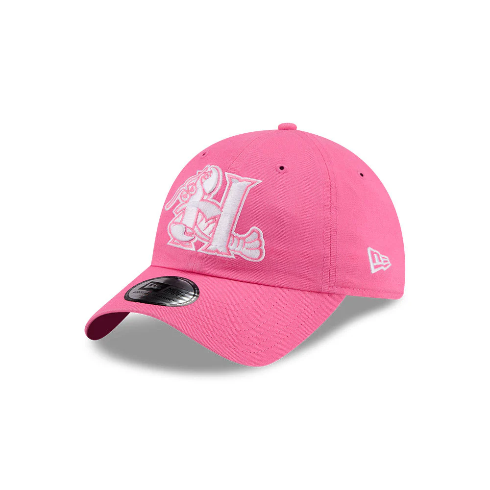 Hickory Crawdads Clutch Hit Pink Women's Adjustable Cap