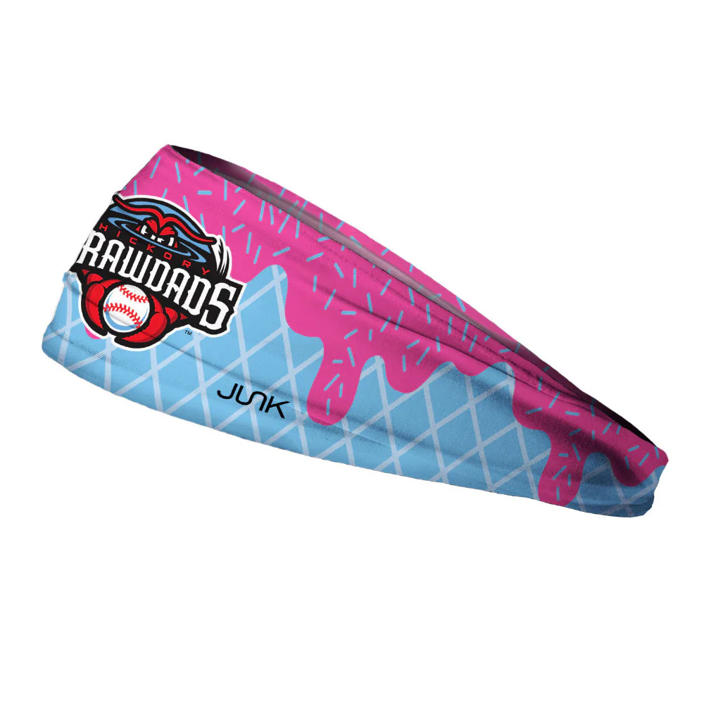 Hickory Crawdads Junk Ice Cream Headband