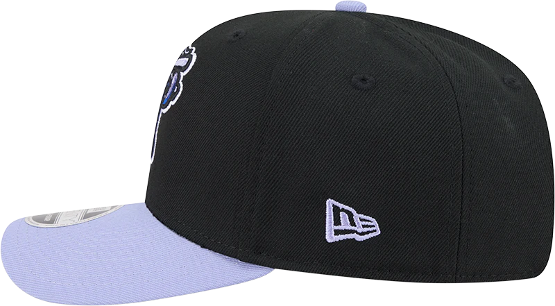 Hickory Crawdads New Era Big League Chew Ground Ball Grape 9Seventy Adjustable Hat - Image 4