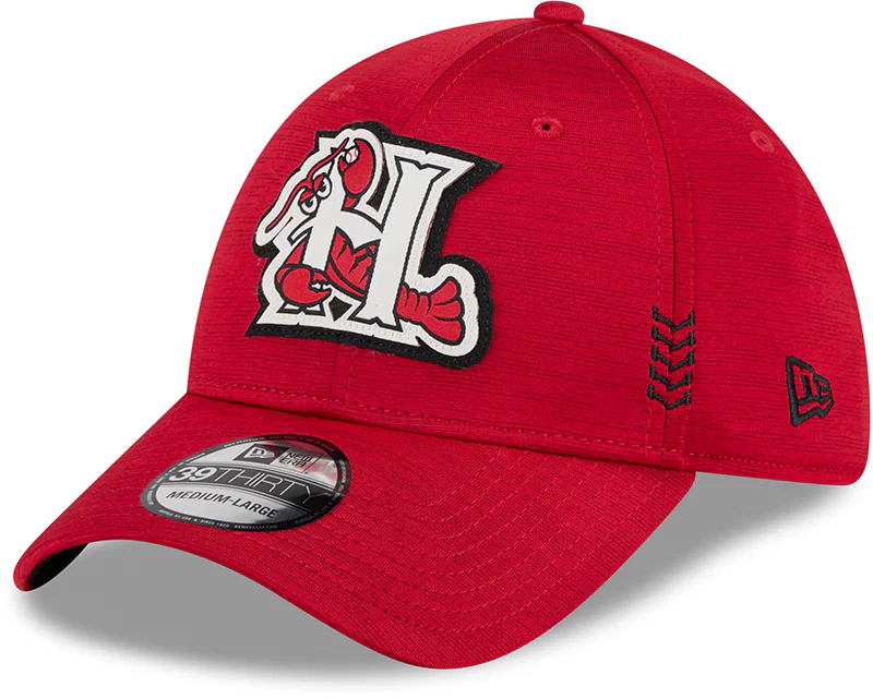 Hickory Crawdads New Era Clubhouse Collection 39Thirty Stretch Fit Cap