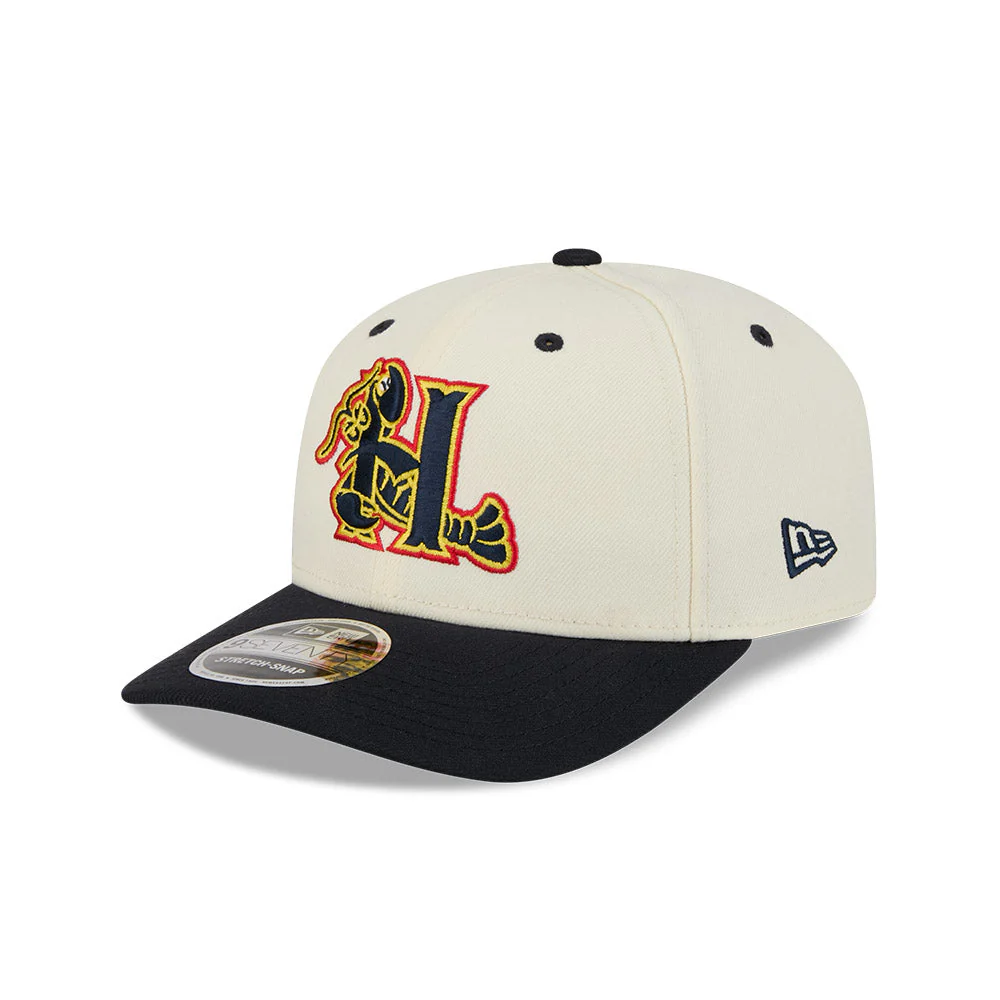 Hickory Crawdads New Era Navy Chrome 9Seventy Adjustable Hat