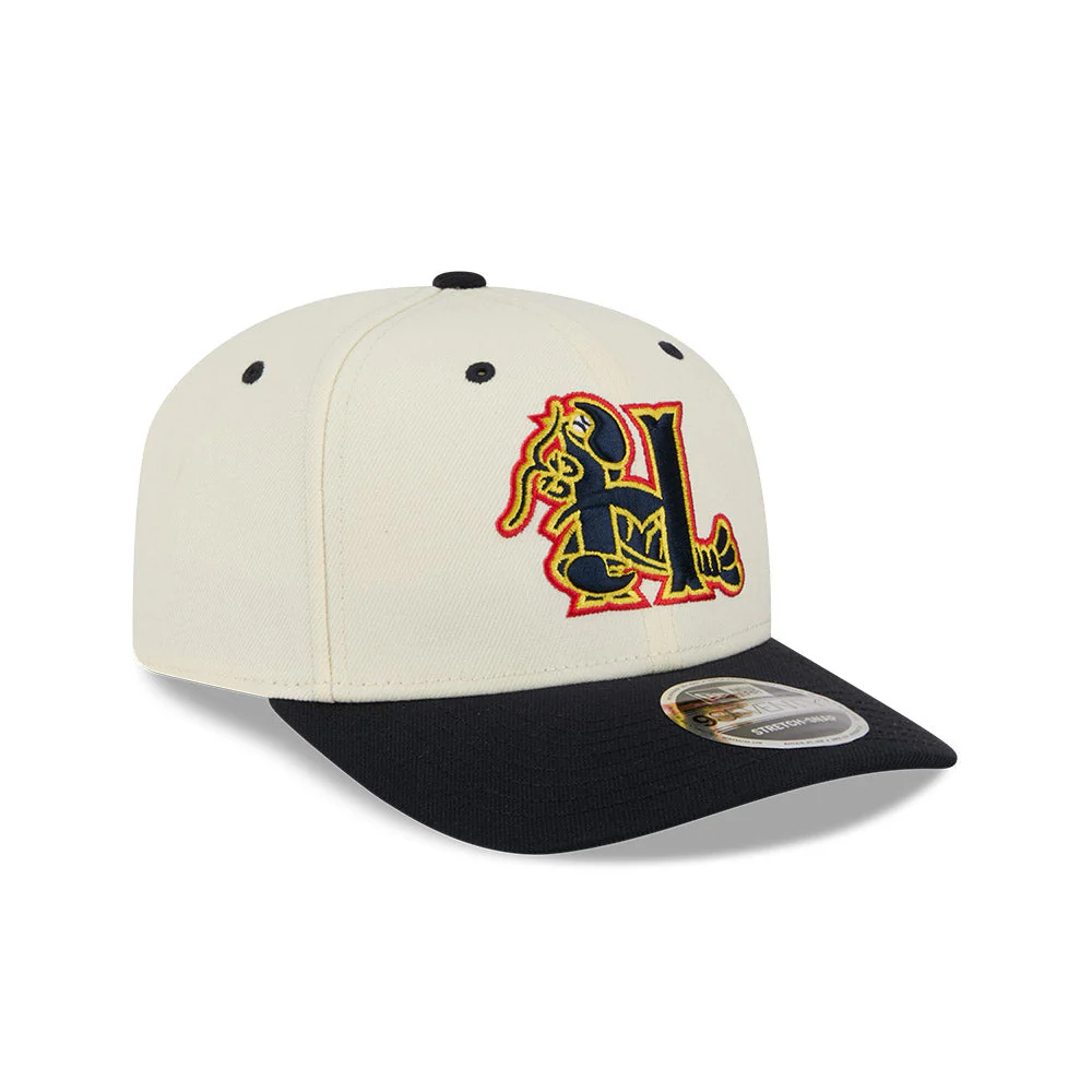 Hickory Crawdads New Era Navy Chrome 9Seventy Adjustable Hat - Image 3