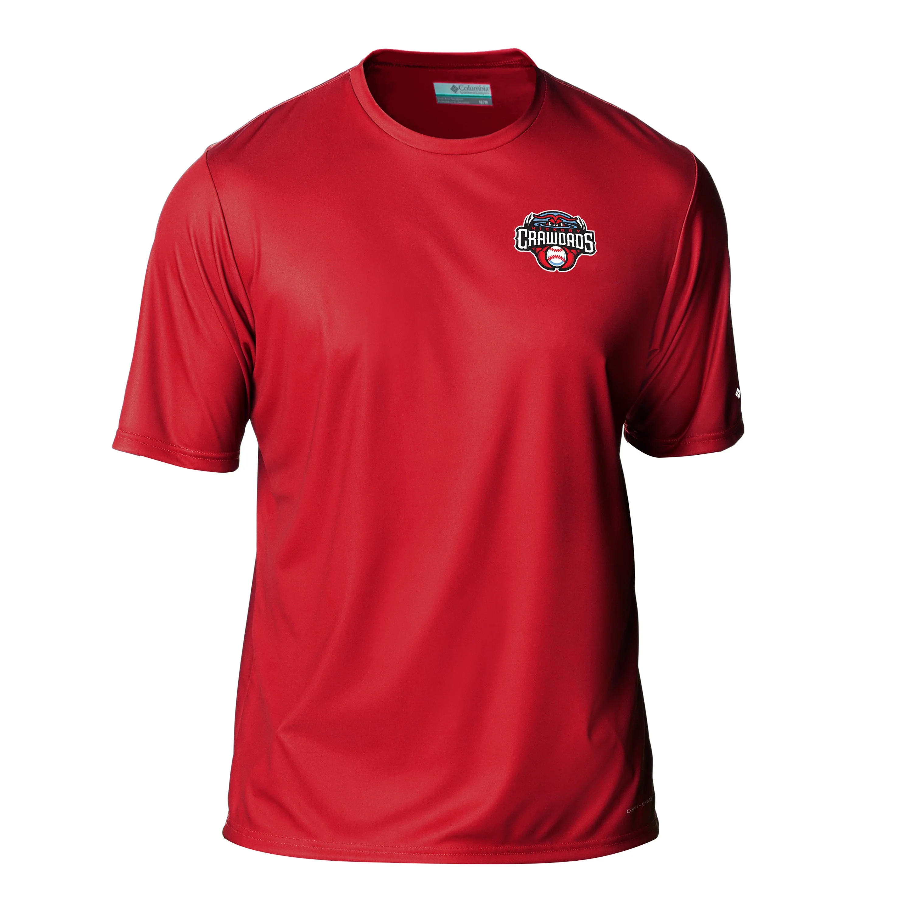 Hickory Crawdads Red PFG Terminal Tackle Columbia Shirt