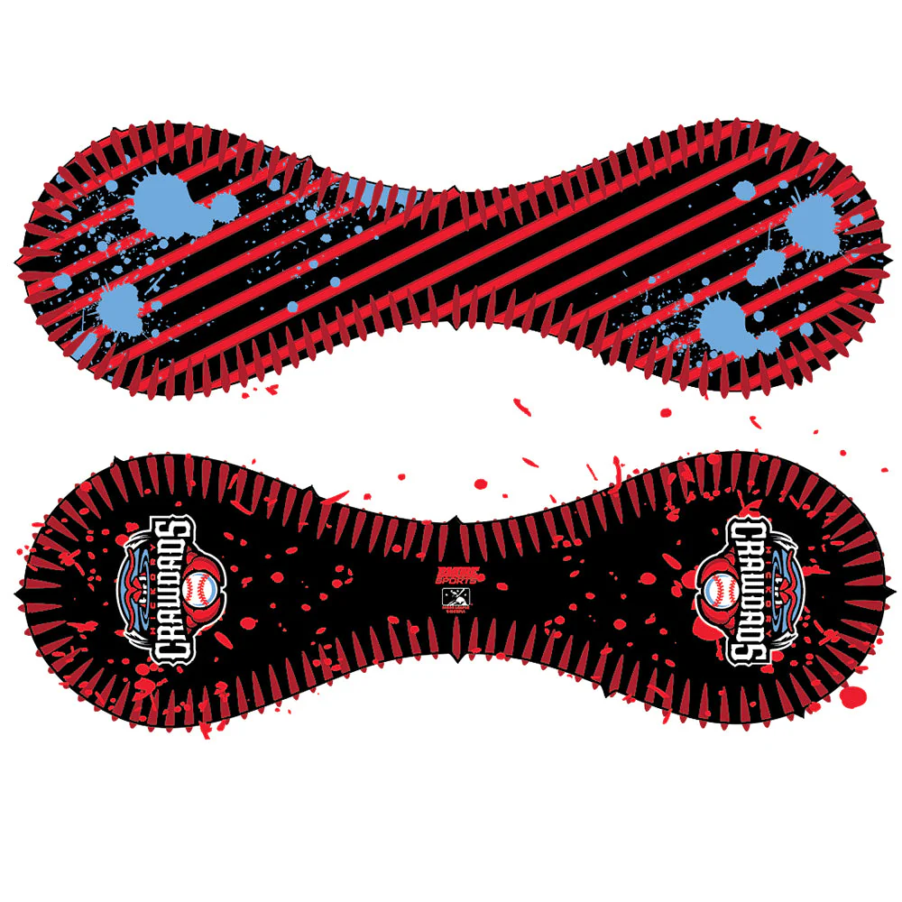 Hickory Crawdads Softee Splatter Baseball