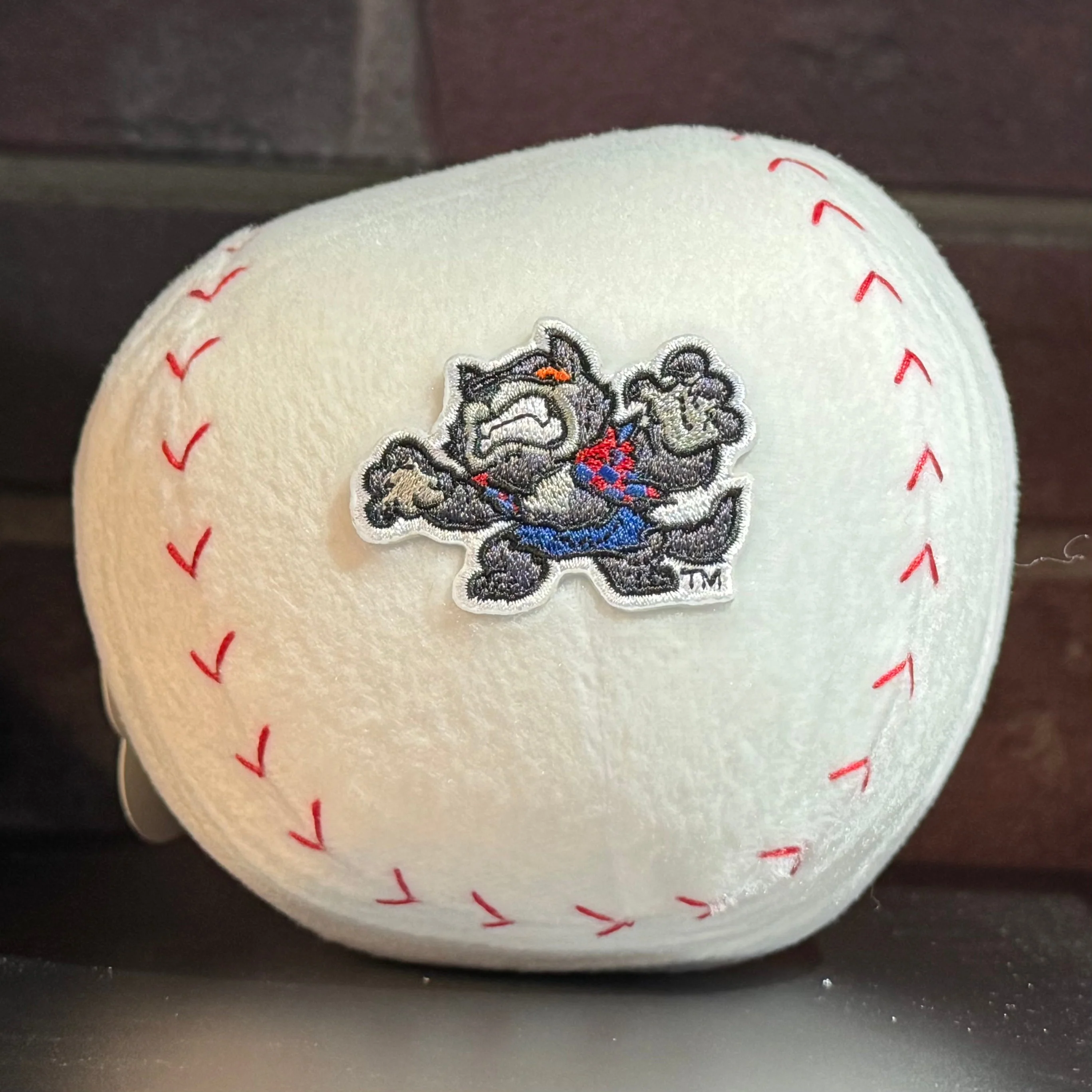 Hill City Howlers 5.5” Plush Baseball with Embroidered Indy Patch