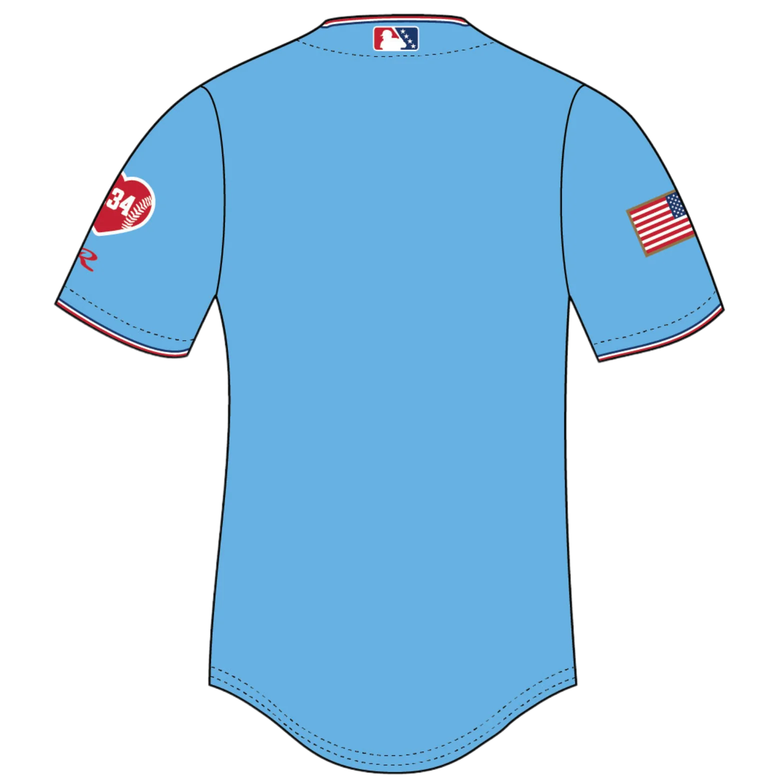 Hill City Howlers Adult Alternate 1 Replica Sublimated Jersey - Image 2