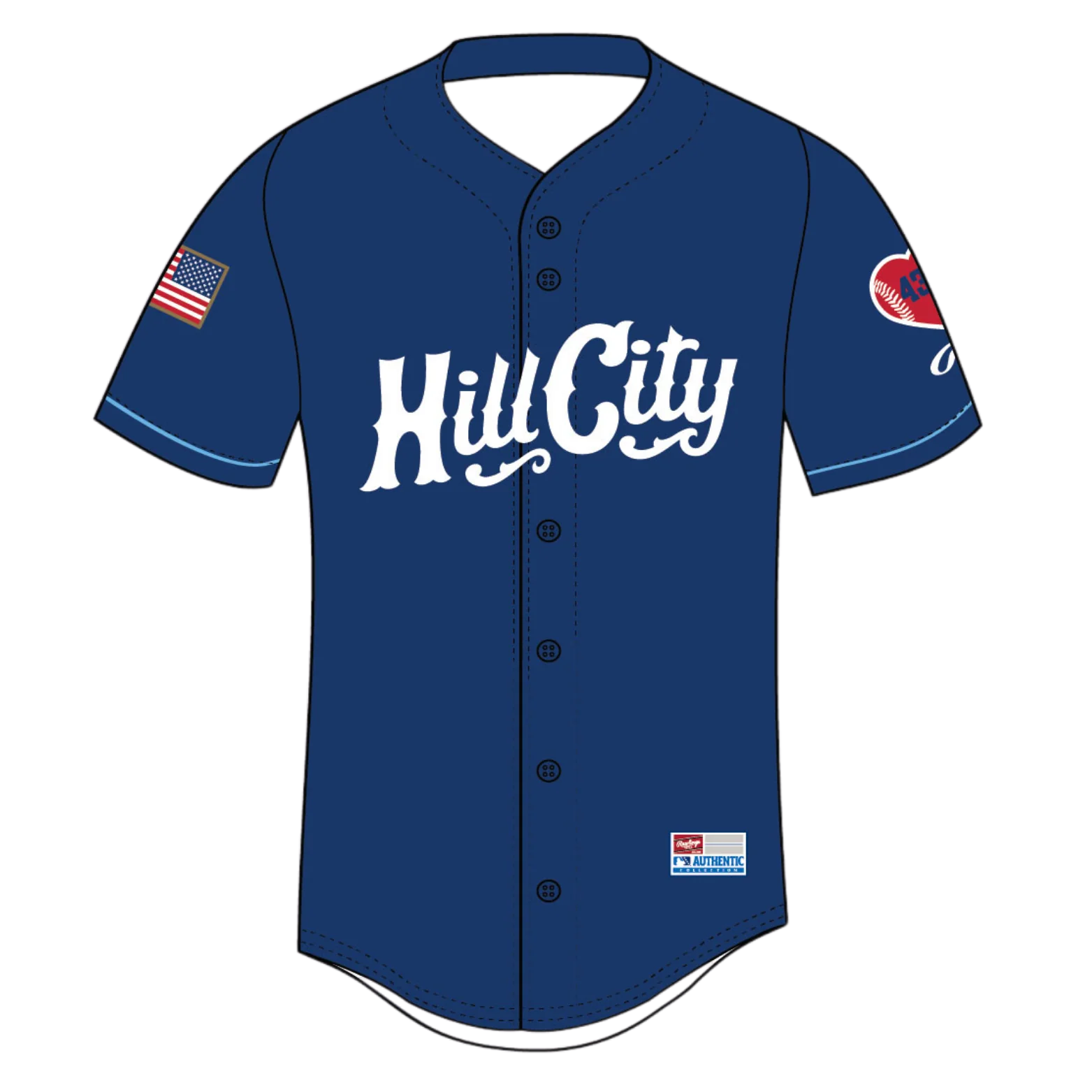 Hill City Howlers Adult Alternate 2 Replica Sublimated Jersey