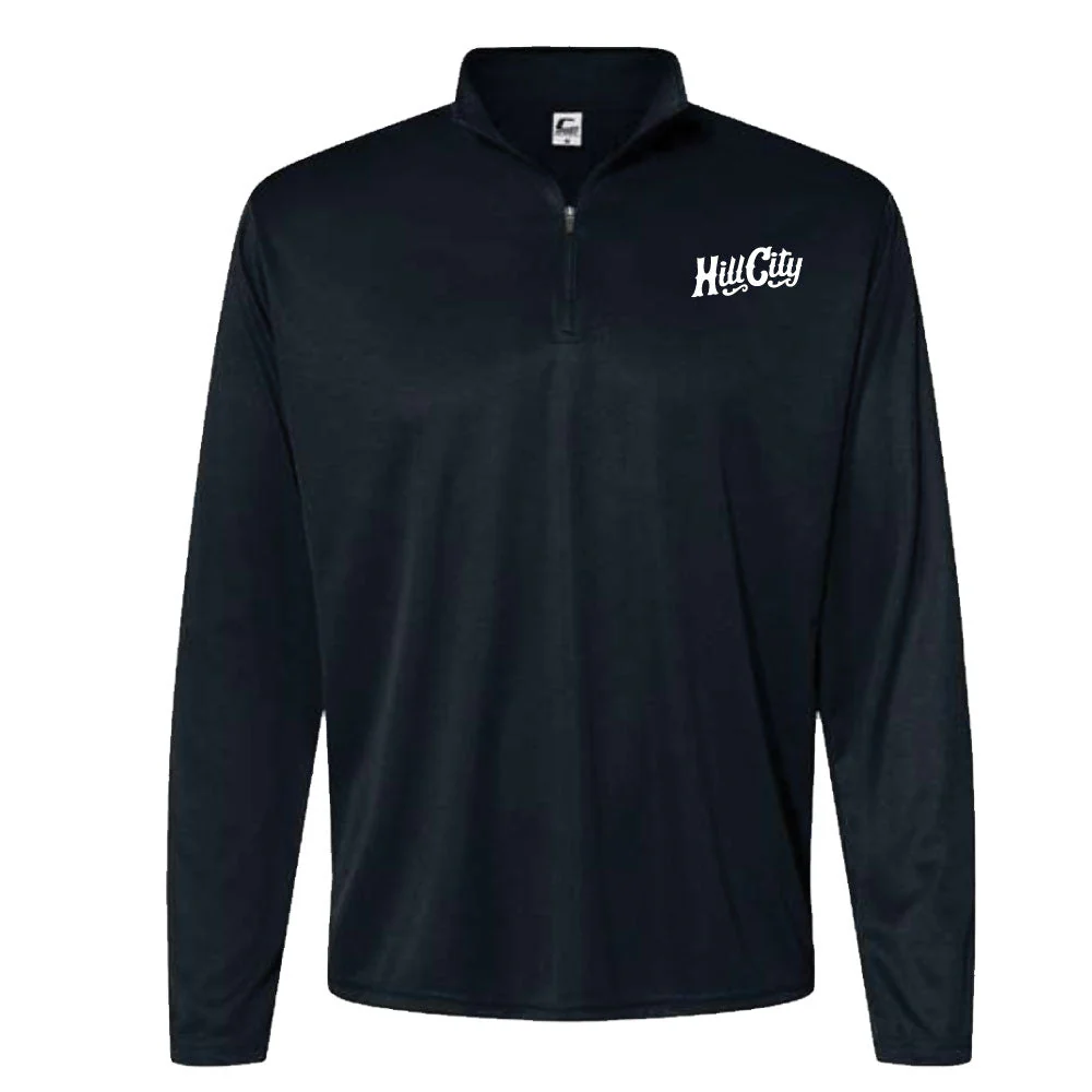Hill City Howlers Adult Black Performance 1/4 Zip