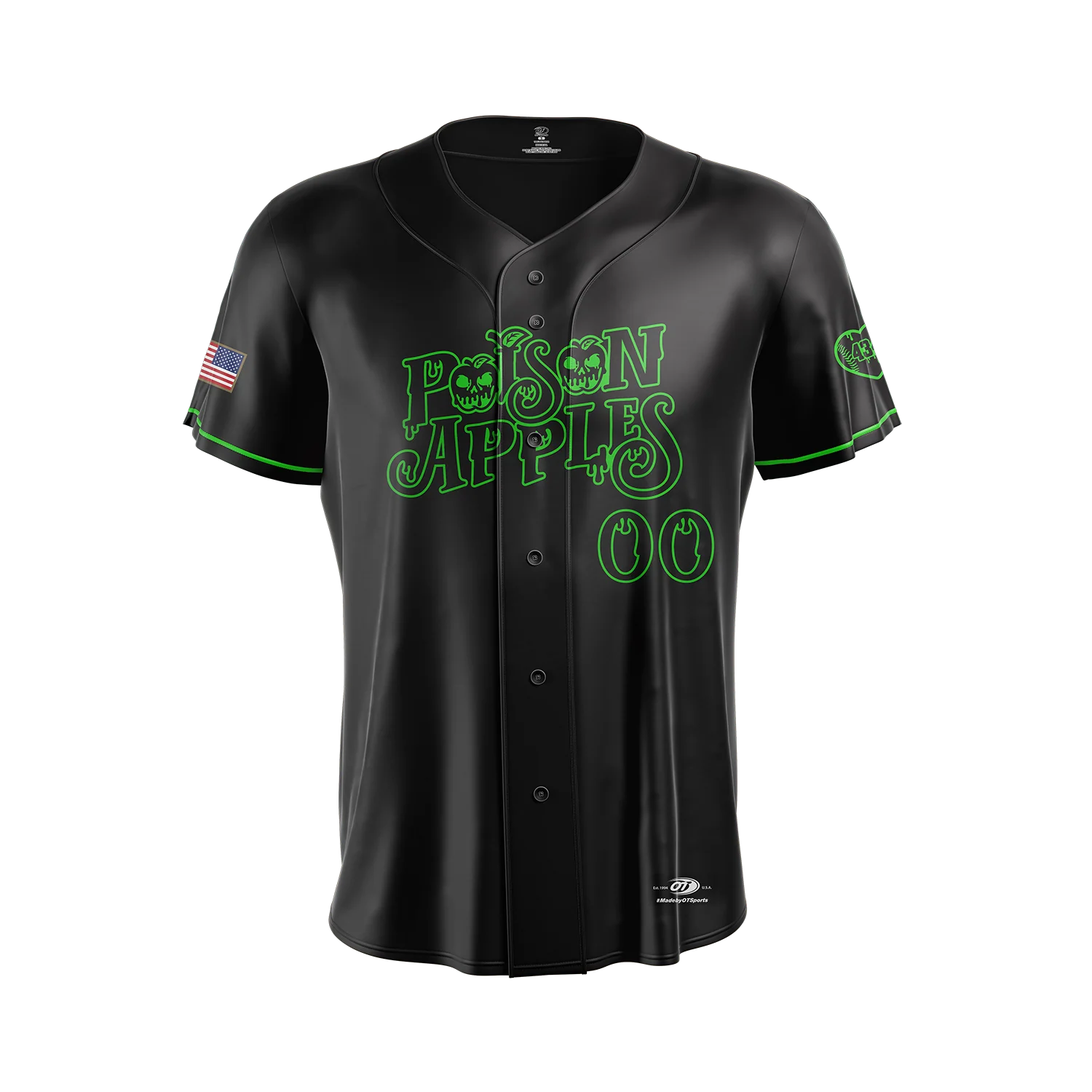 Hill City Howlers Adult Poison Apples Sublimated Replica Jersey